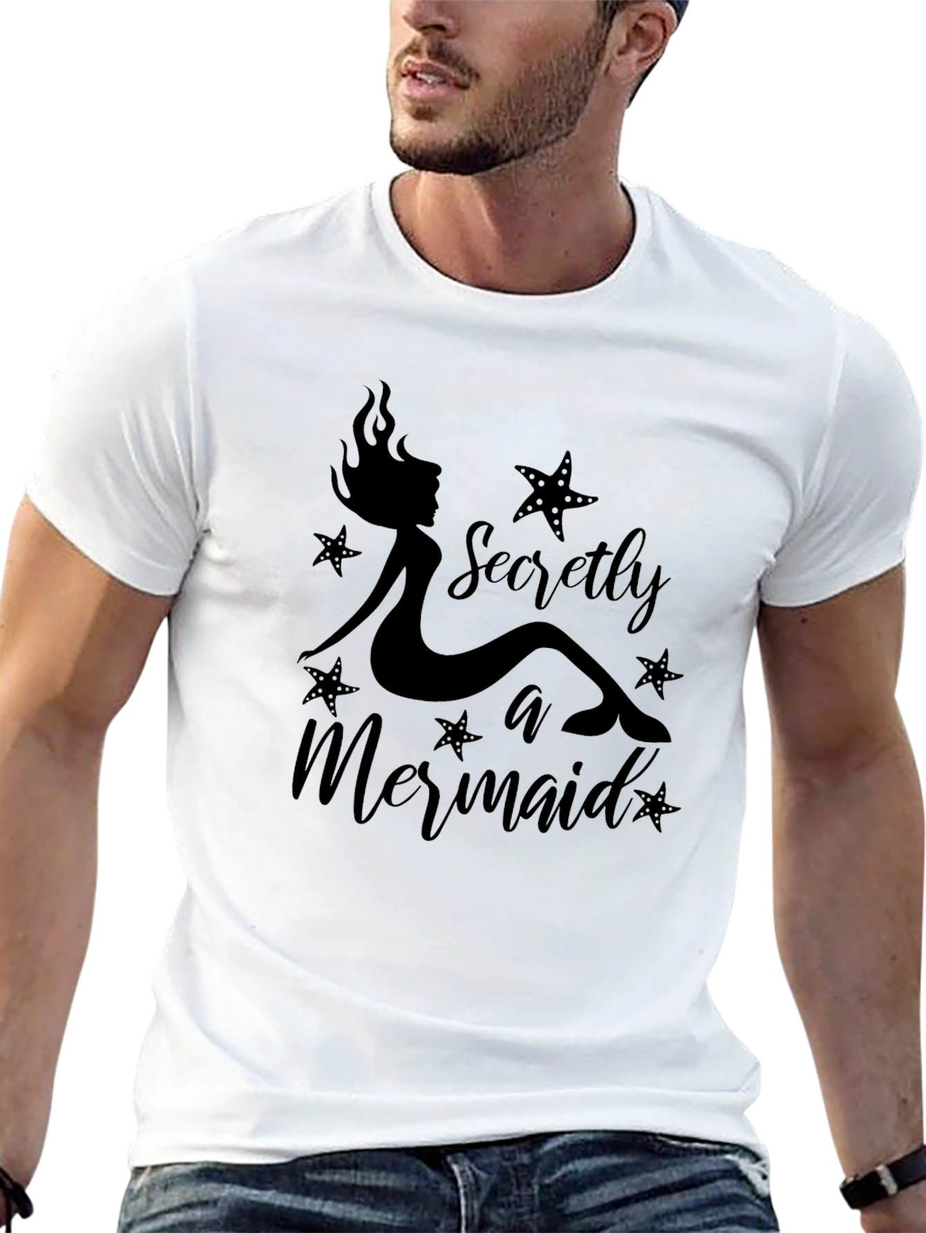 Secretly a Mermaid Graphic Tee