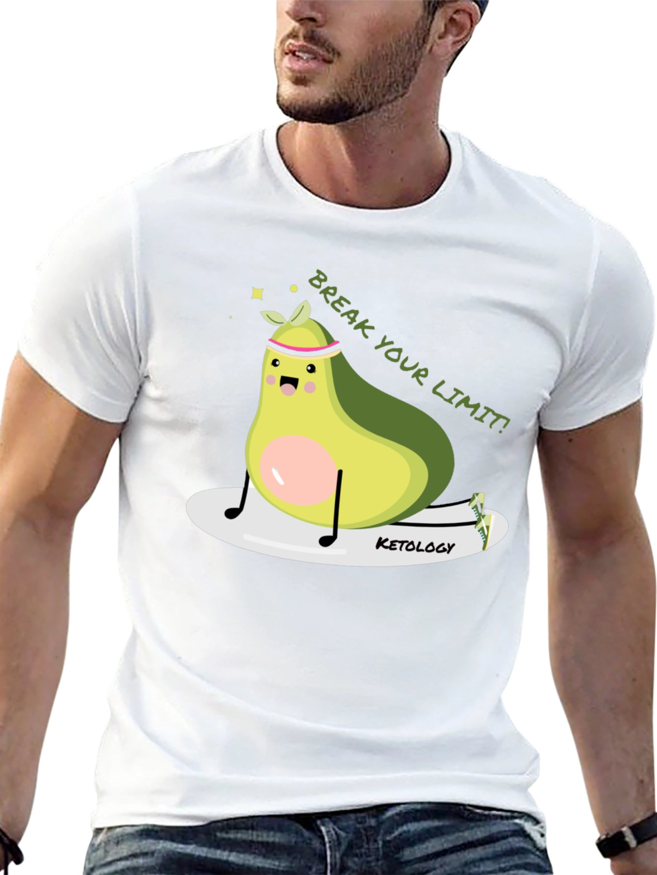 Avocado Gym T-Shirt - Break Your Limit!