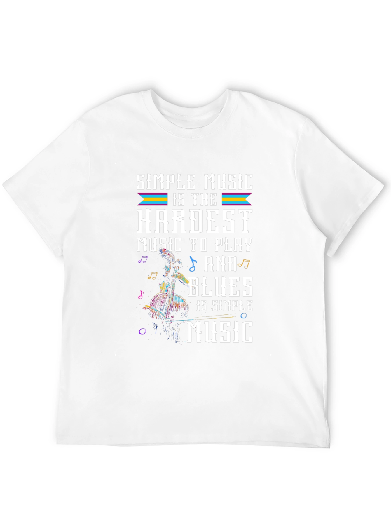 Simple Music is the Hardest Black Tee