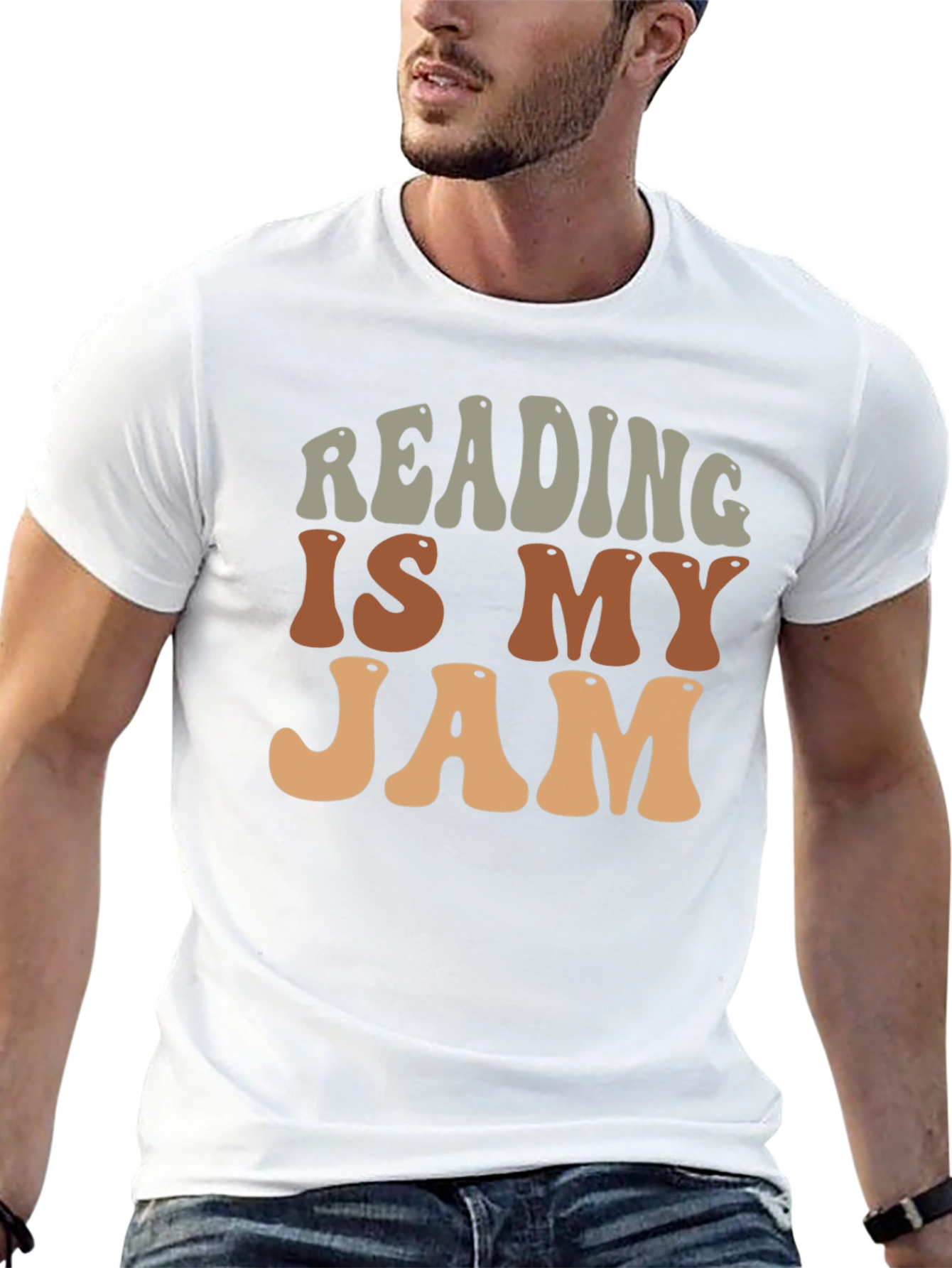 Reading Is My Jam Retro Graphic Tee