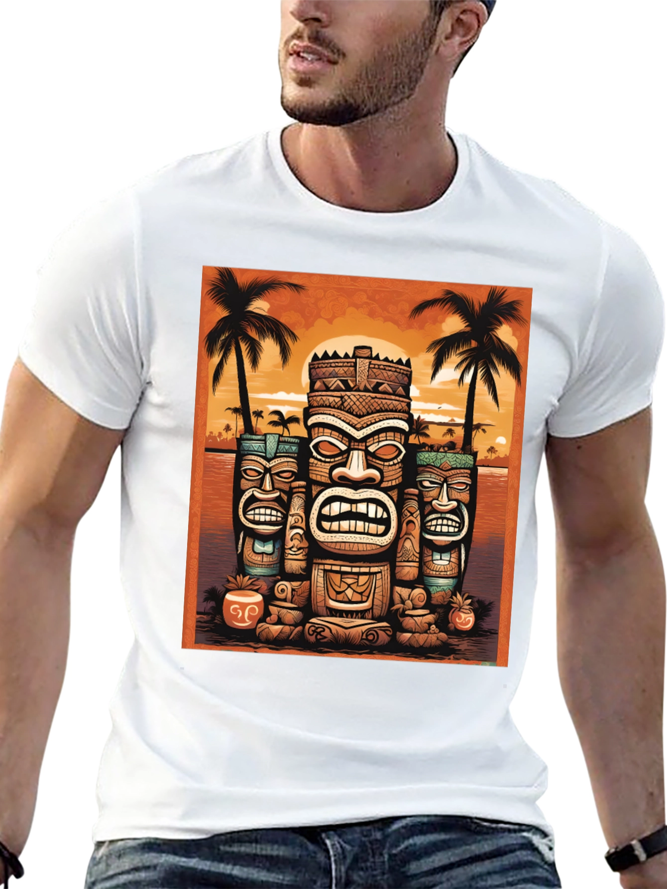 Island Vibe Tiki T-Shirt