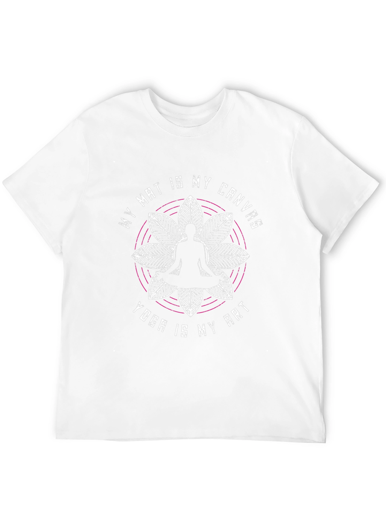 Yoga Inspired T-Shirt - My Mat Is My Canvas