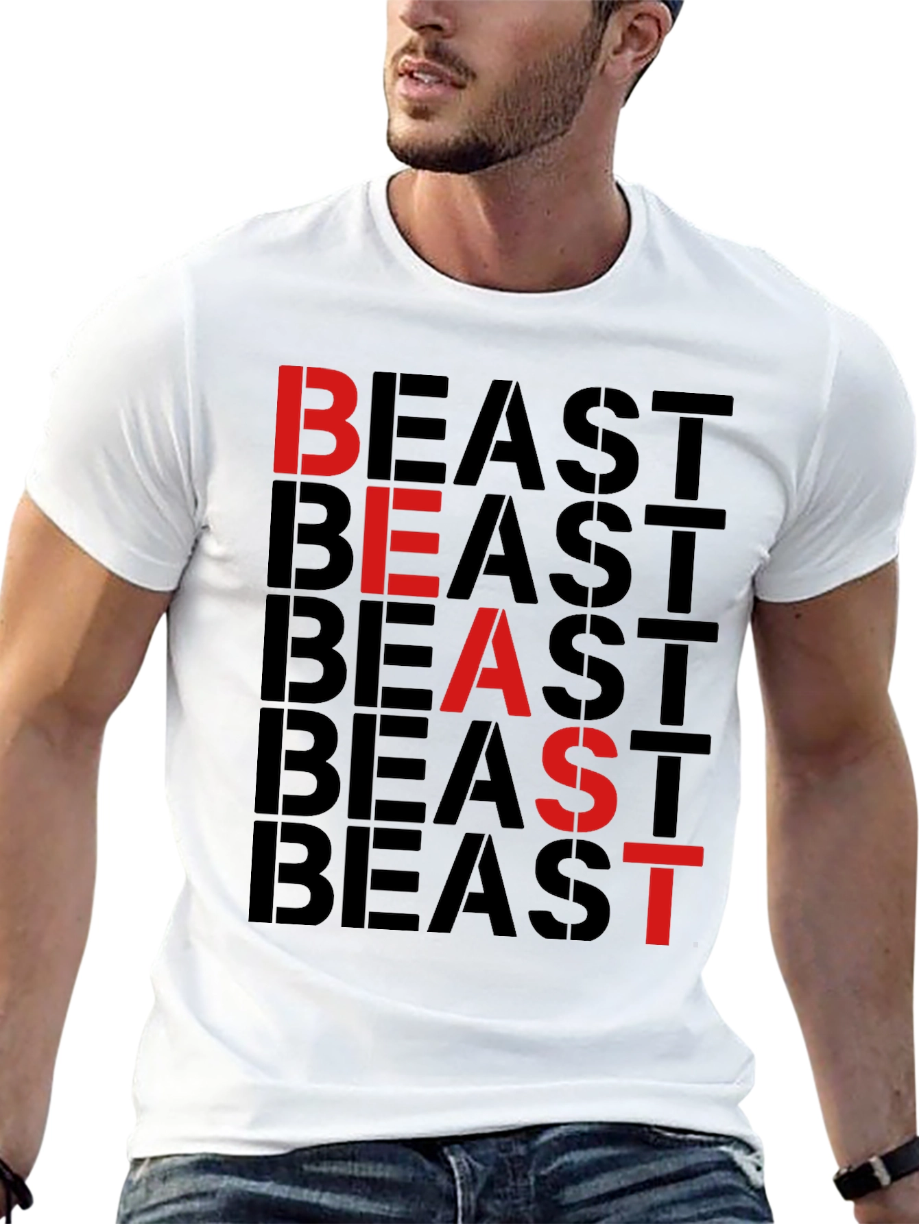 Beast Mode Activated Graphic Tee - Black