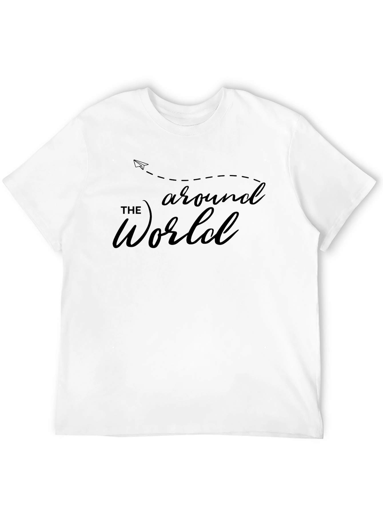 Around the World Graphic Tee - Black