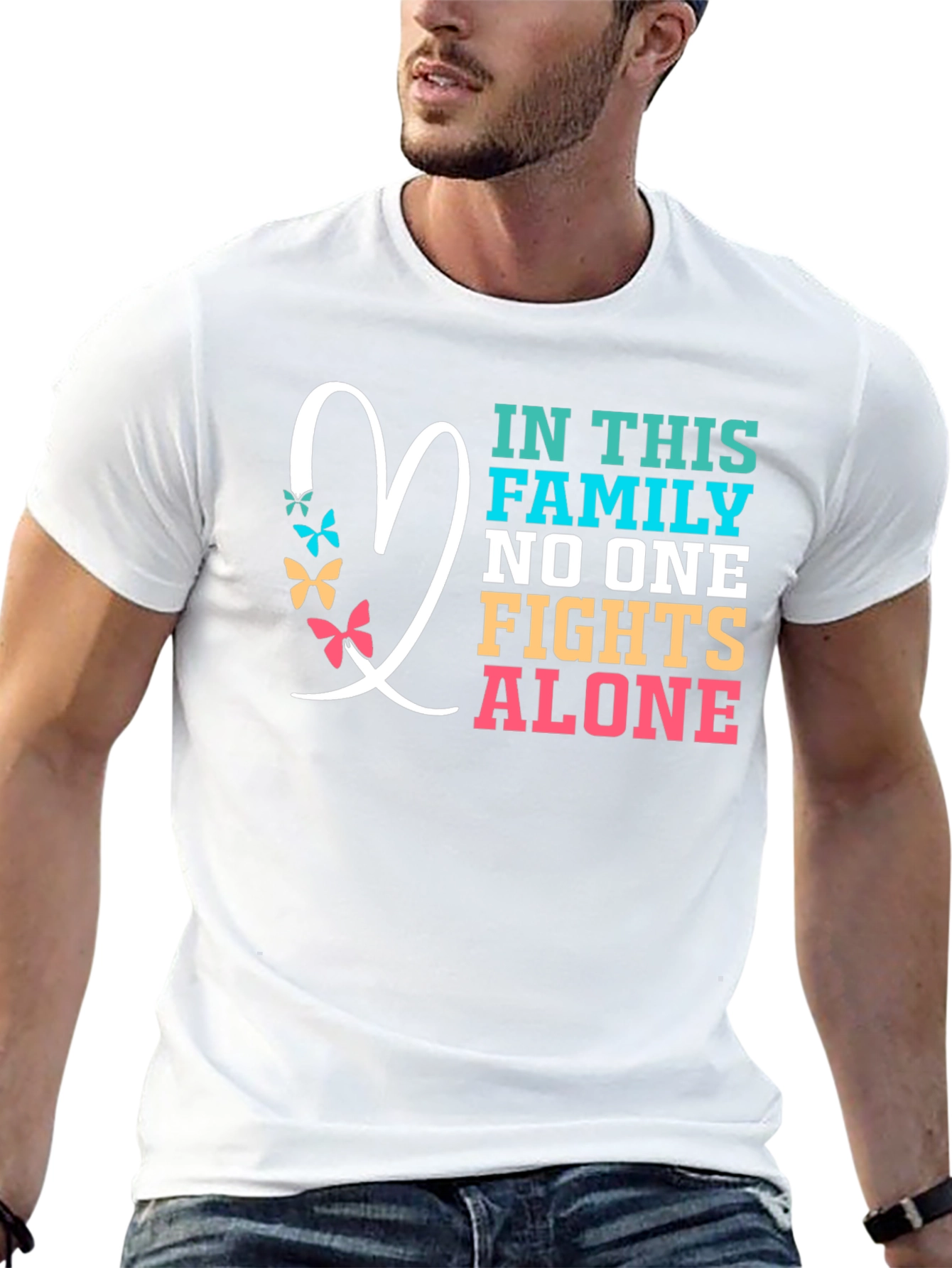 Family Fights Alone Graphic Tee