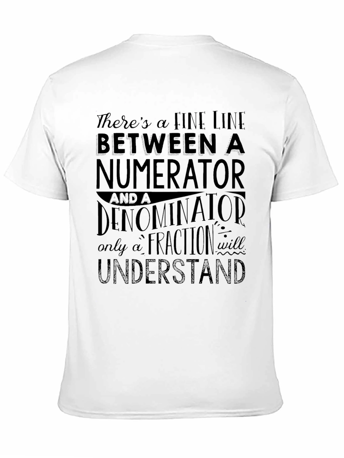 Funny Math Fraction T-Shirt