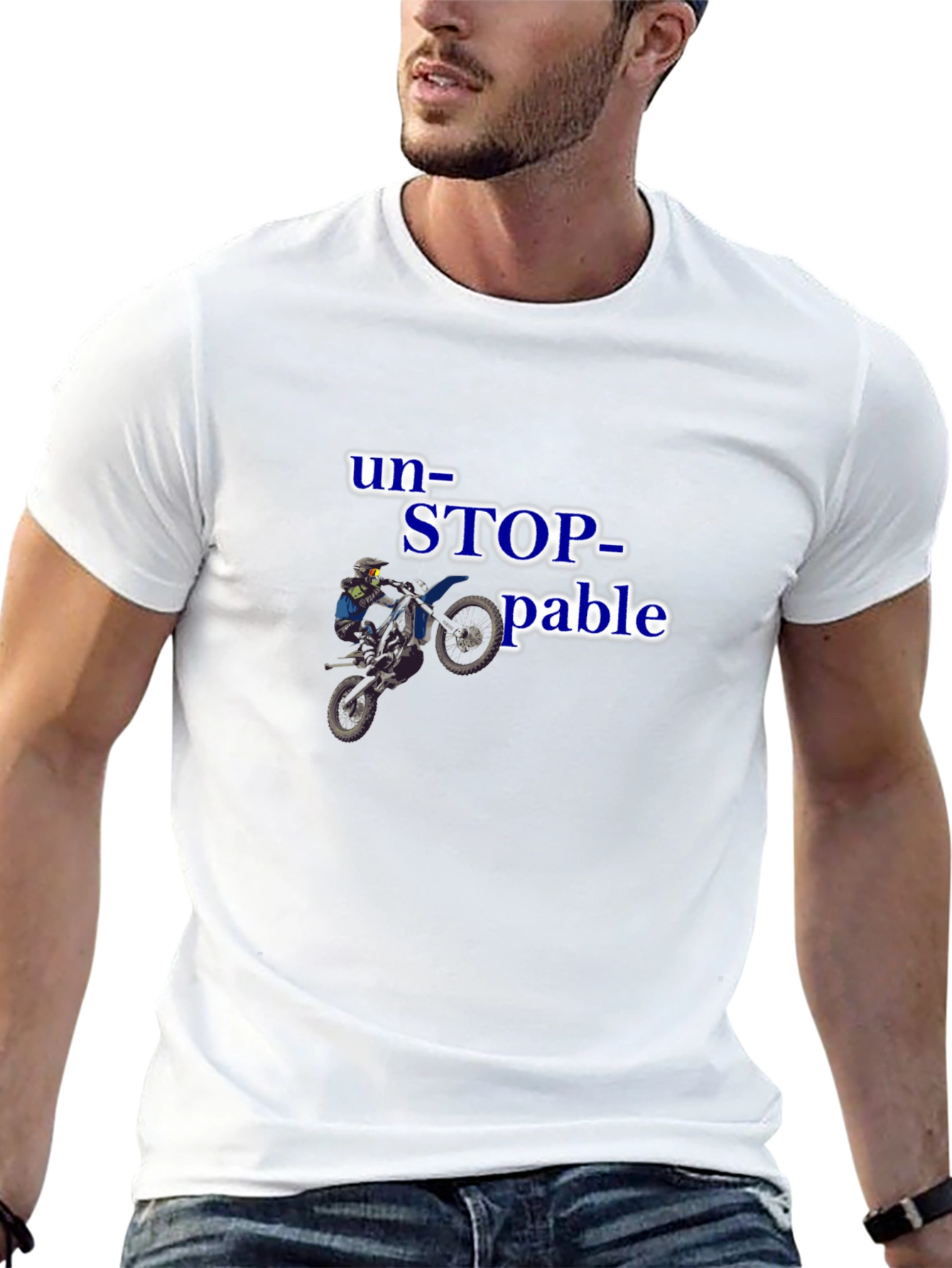 Unstoppable Motocross Black T-Shirt