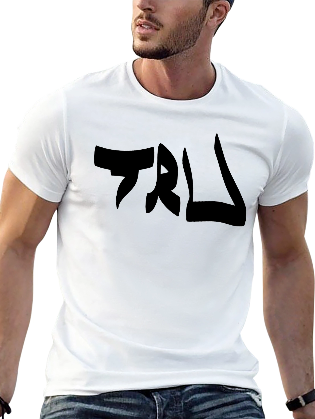 Mens Black TRL Graphic Tee - Casual Style