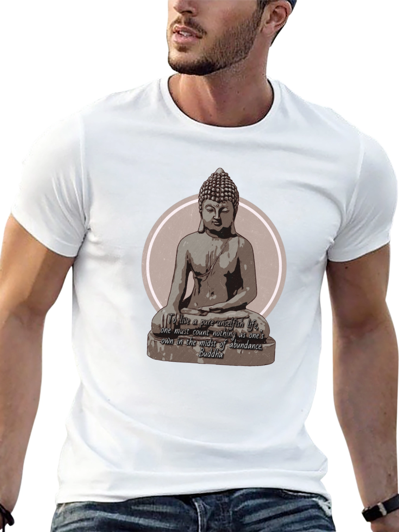 Buddha Quote Graphic Tee