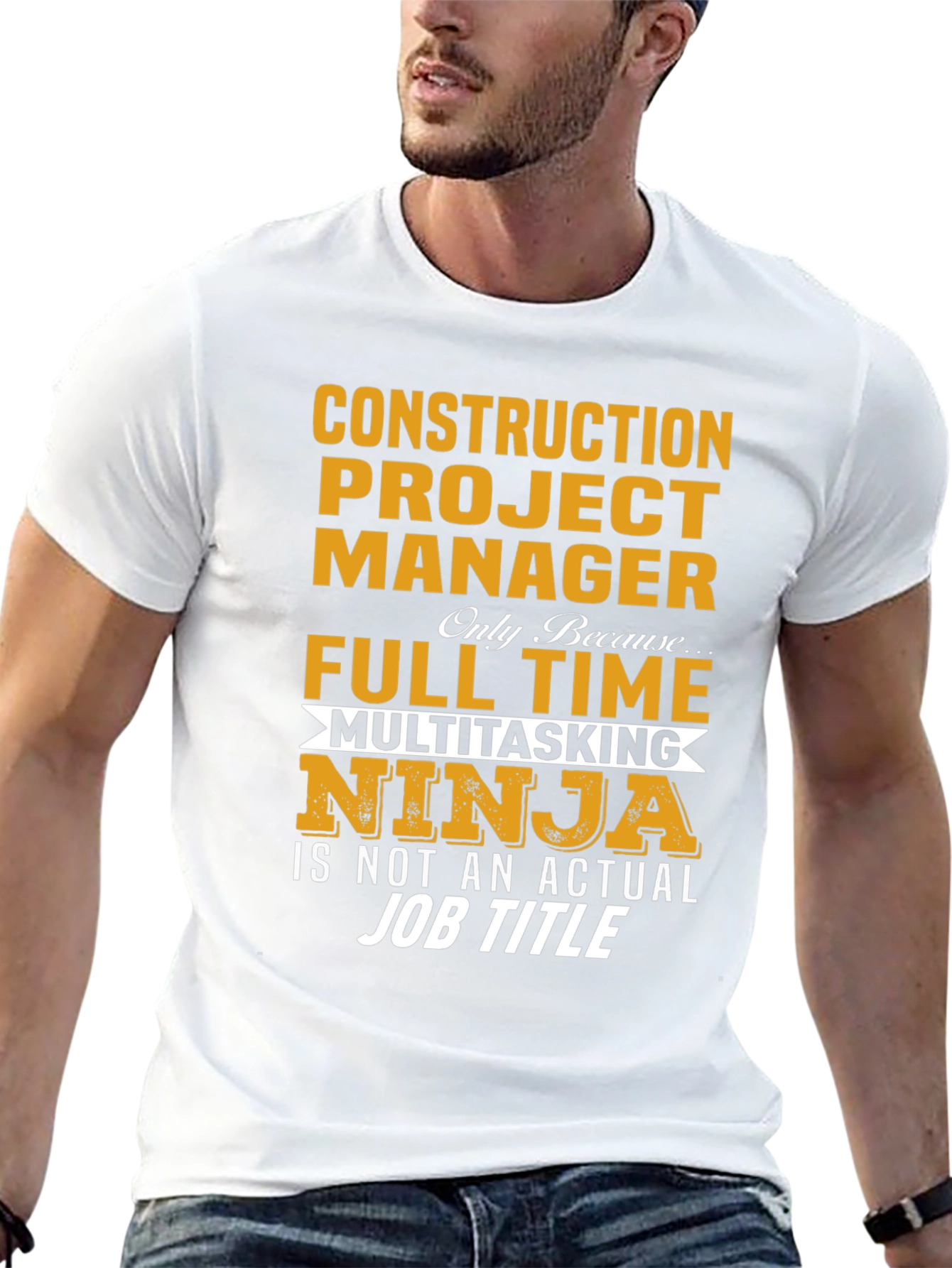 Construction Project Manager Ninja T-Shirt