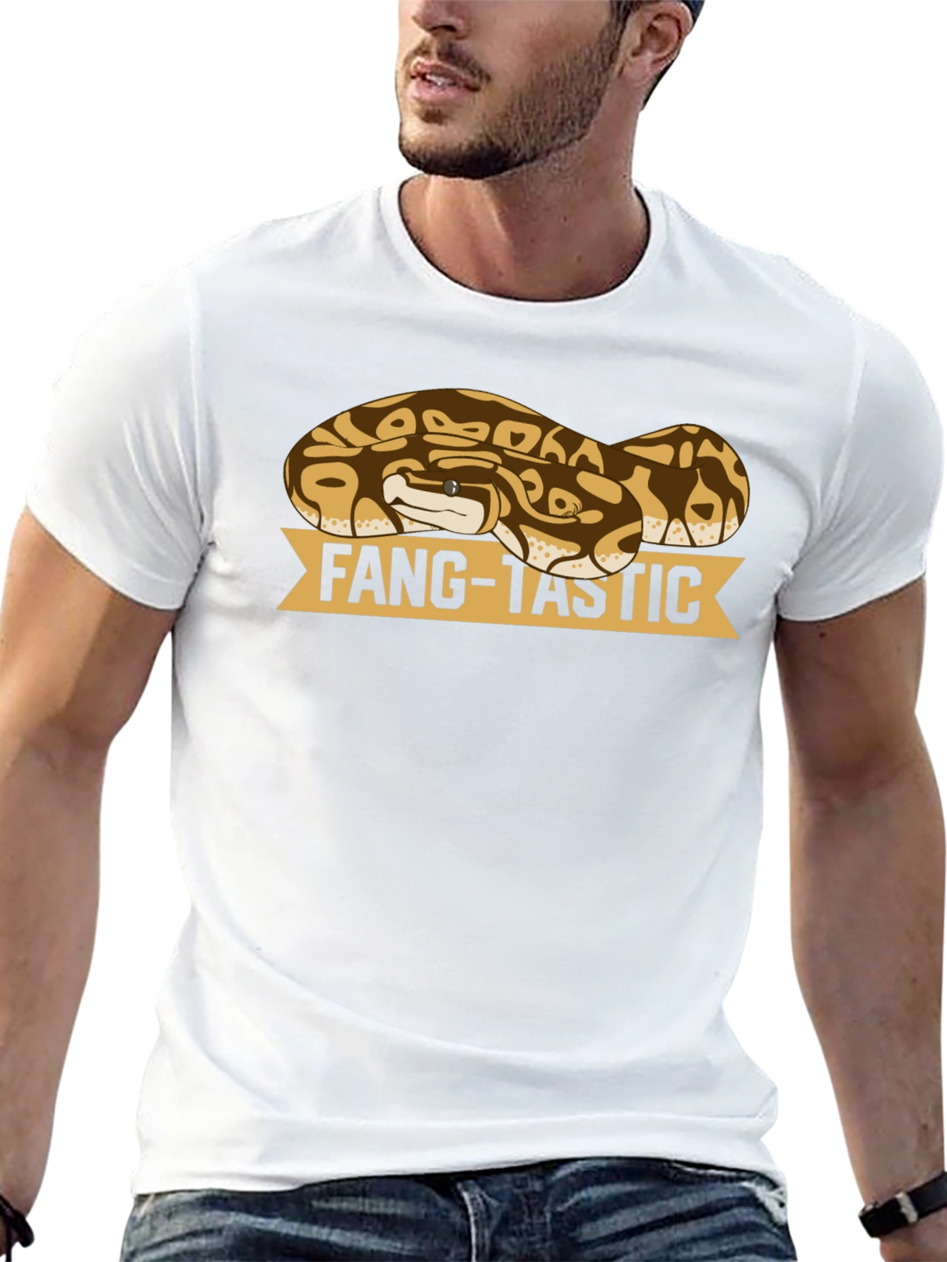 Fang-Tastic Snake T-Shirt - Reptile Lover Tee