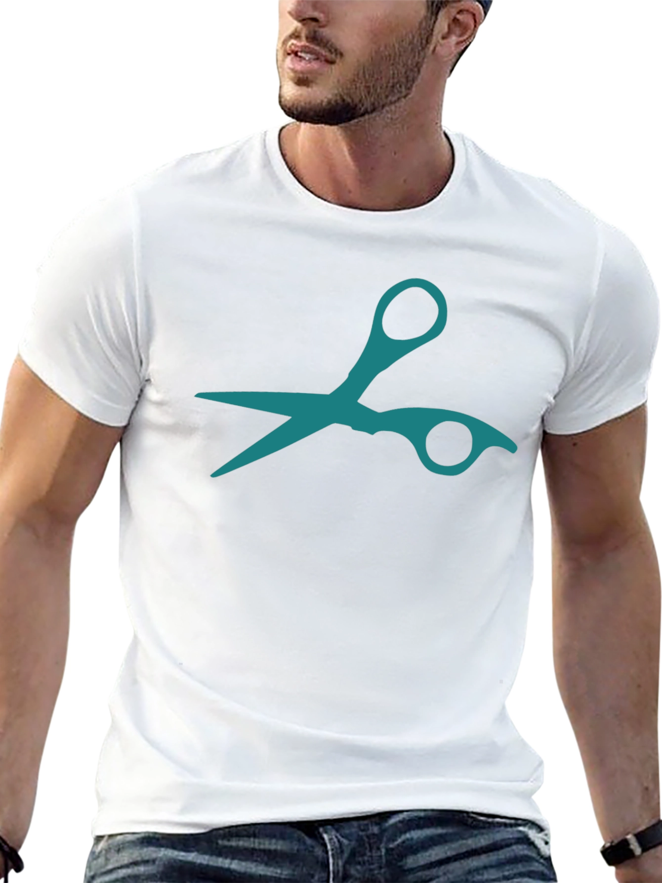 Scissors Graphic Tee - Stylish & Trendy