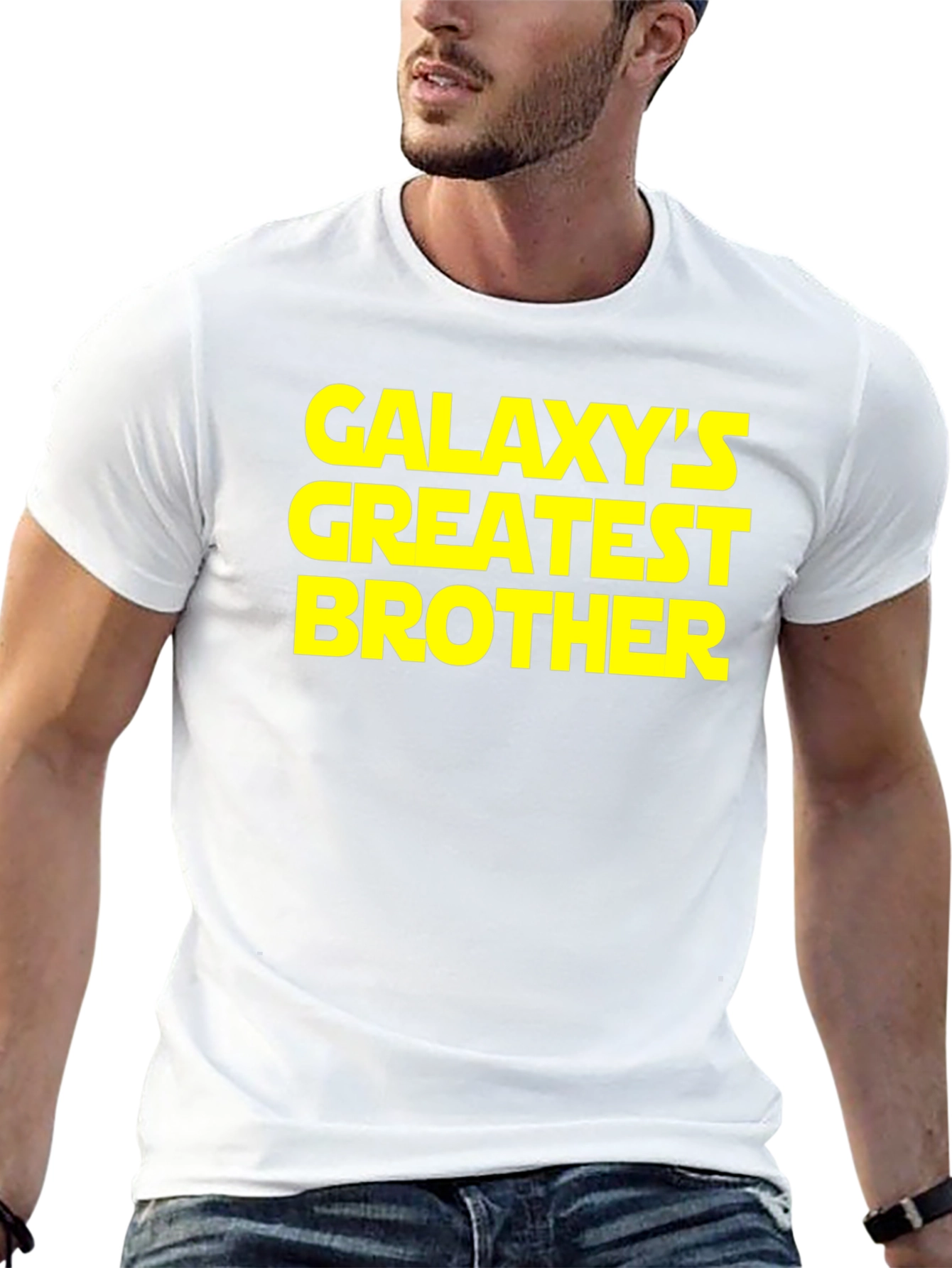 Galaxys Greatest Brother Black T-Shirt