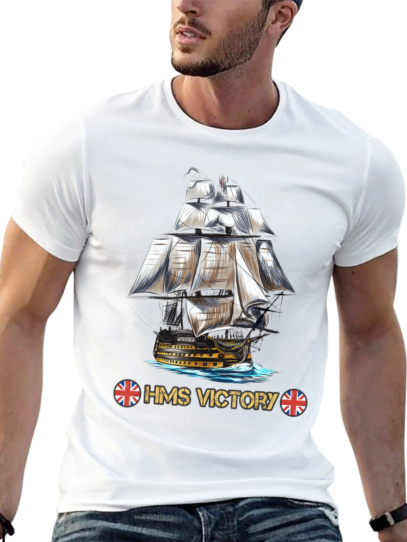 HMS Victory Ship Graphic T-Shirt