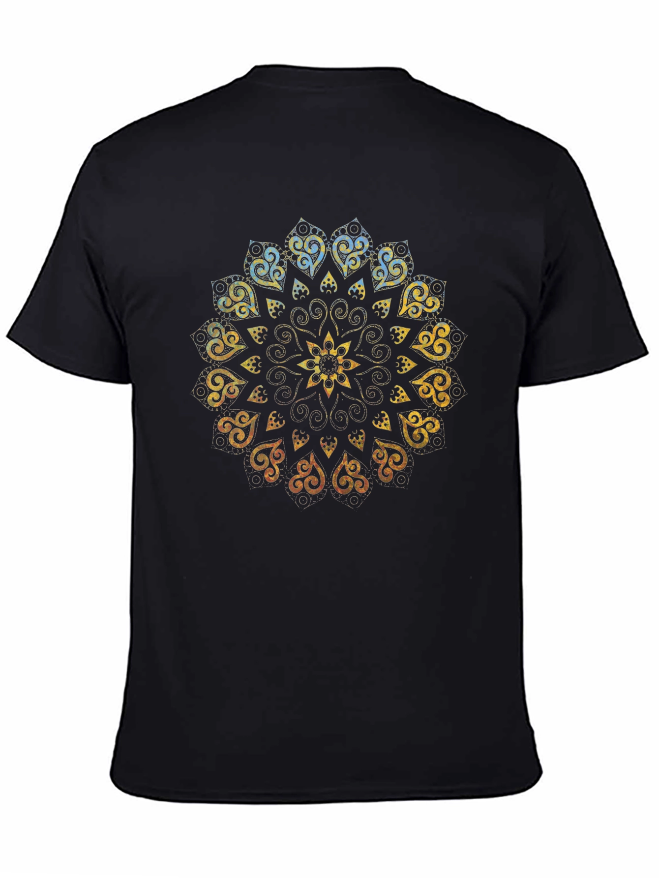 Mandala Graphic Black T-Shirt