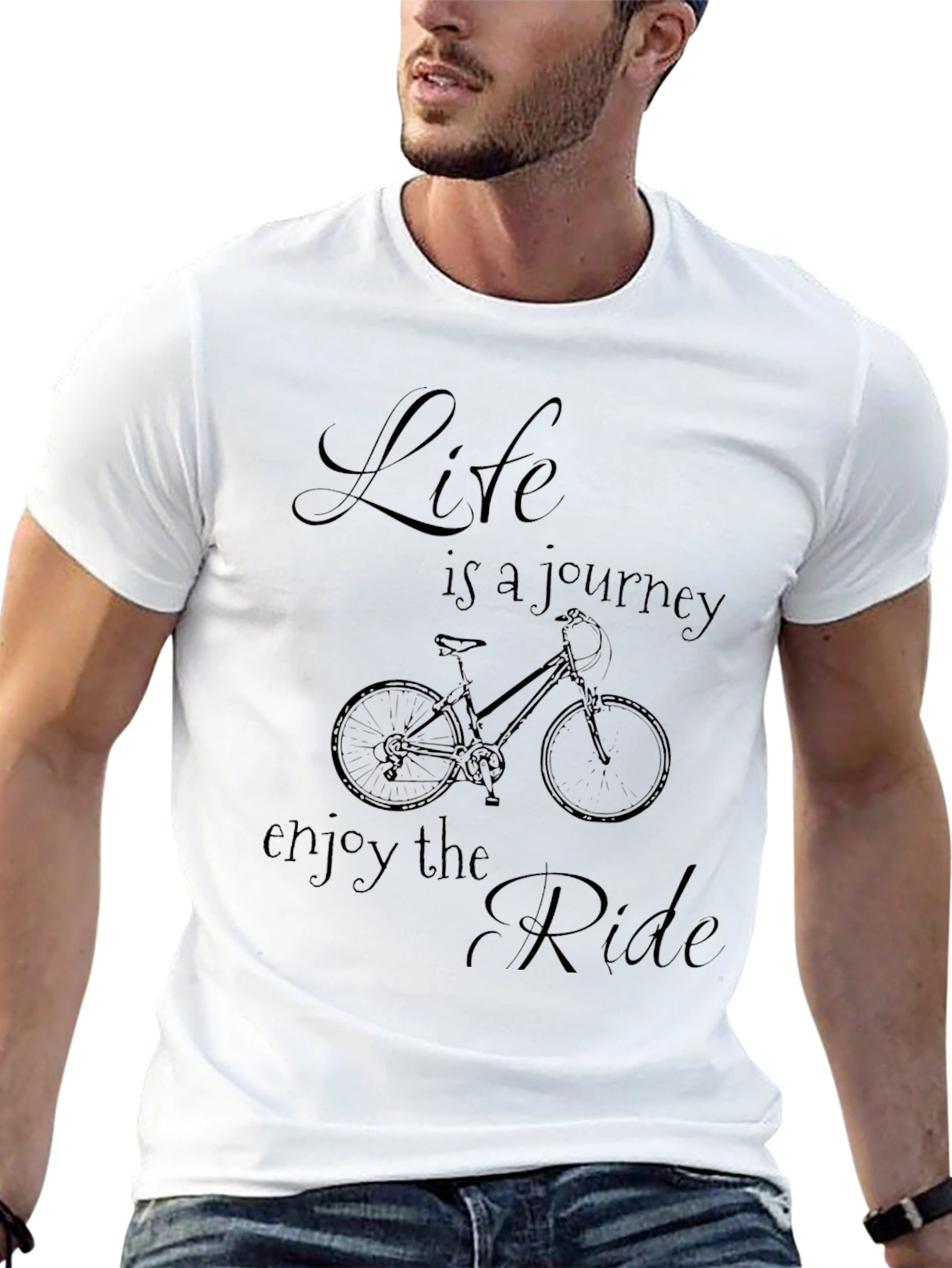 Life is a Journey Bicycle Graphic Tee