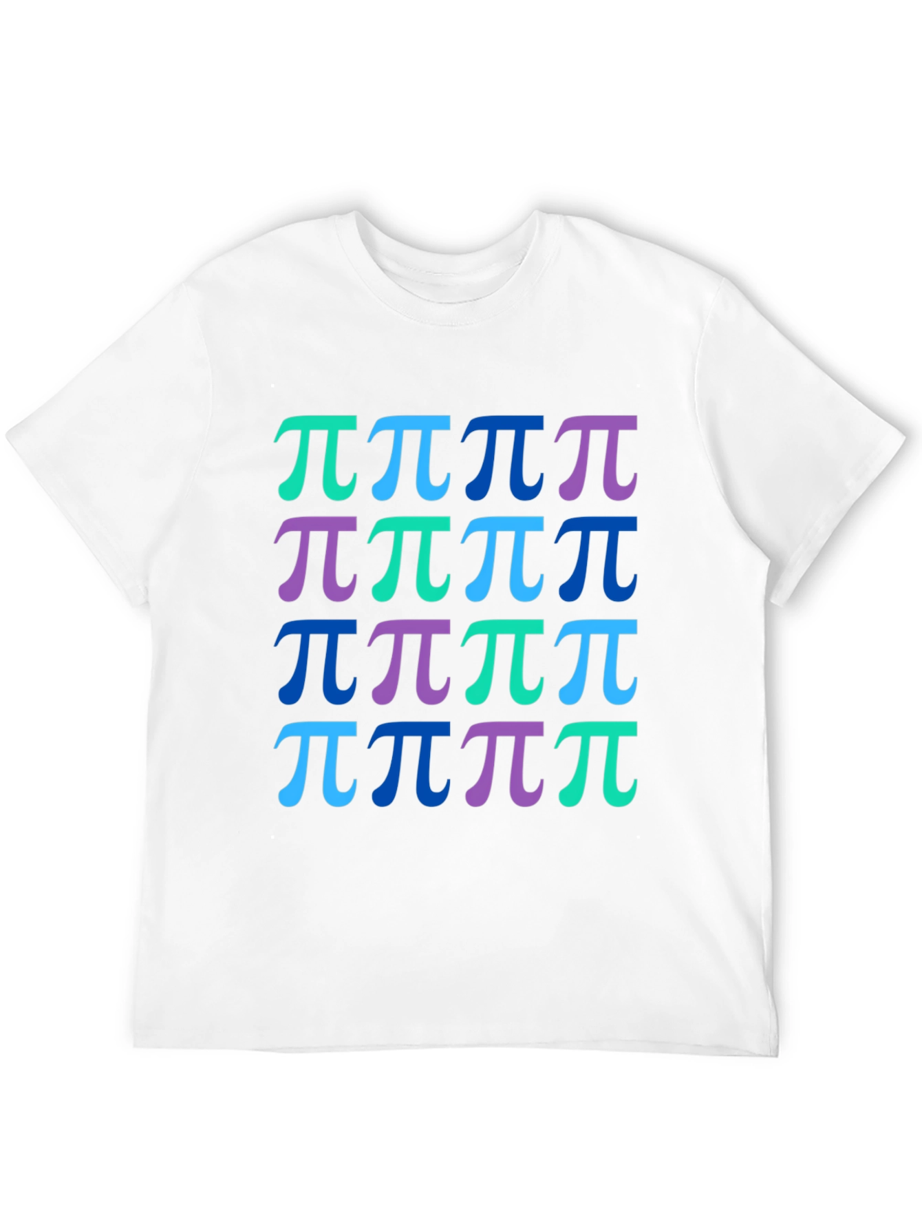 Pi Symbol Pattern Graphic Tee