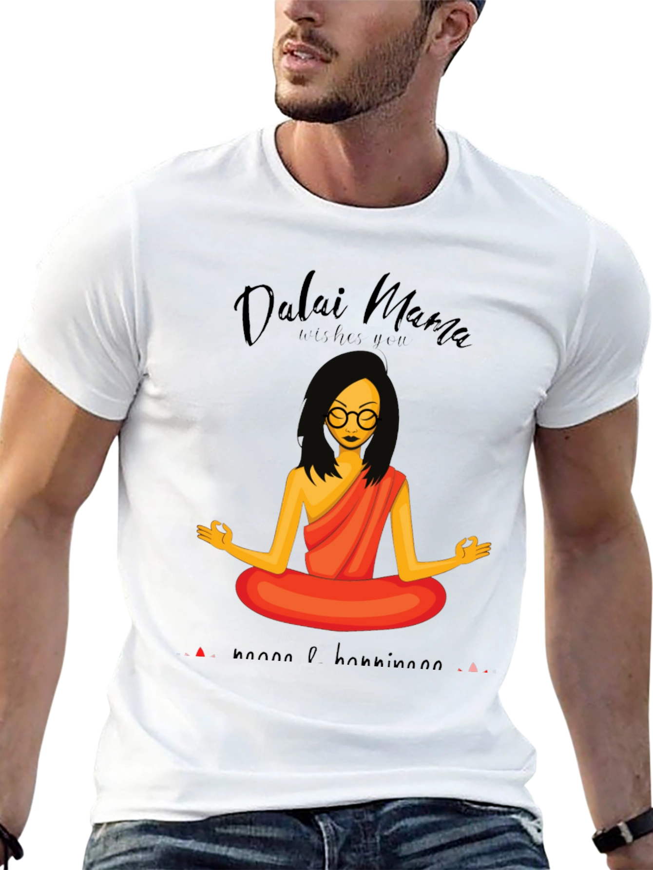Dalai Mama T-Shirt - Namaste & Good Vibes
