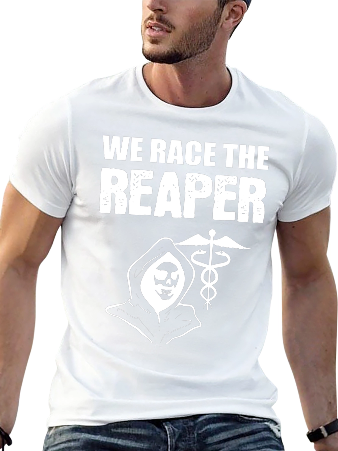 We Race The Reaper Graphic T-Shirt