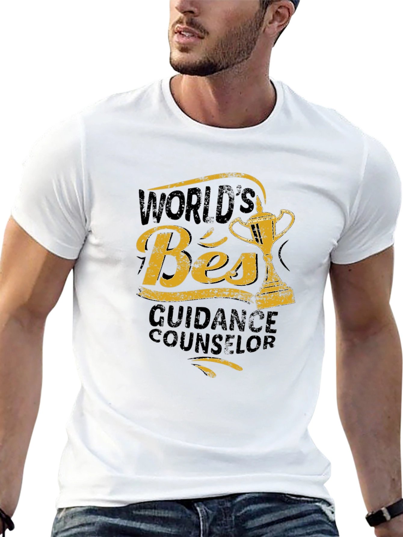 Worlds Best Guidance Counselor Black T-Shirt