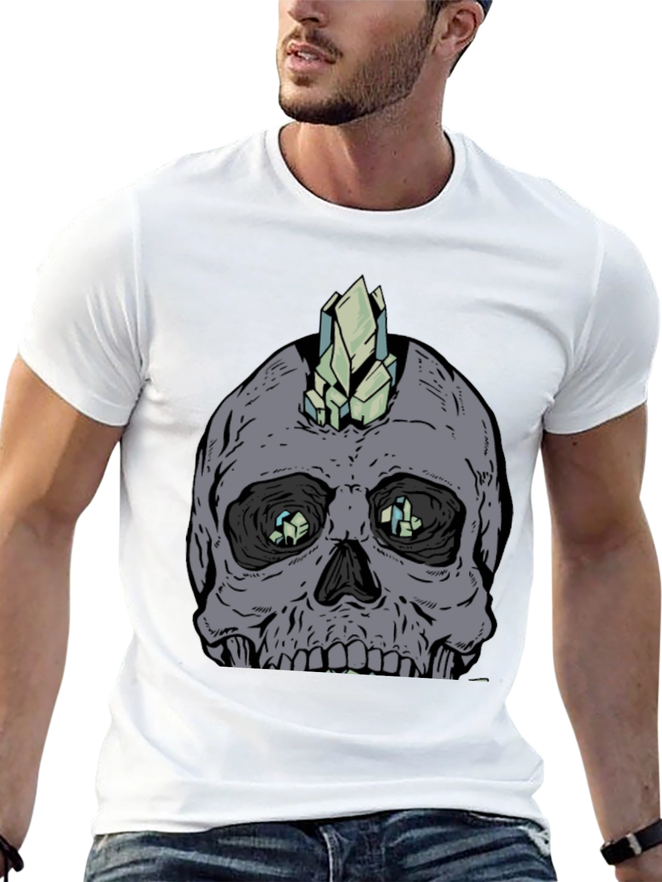 Crystal Skull Graphic T-Shirt