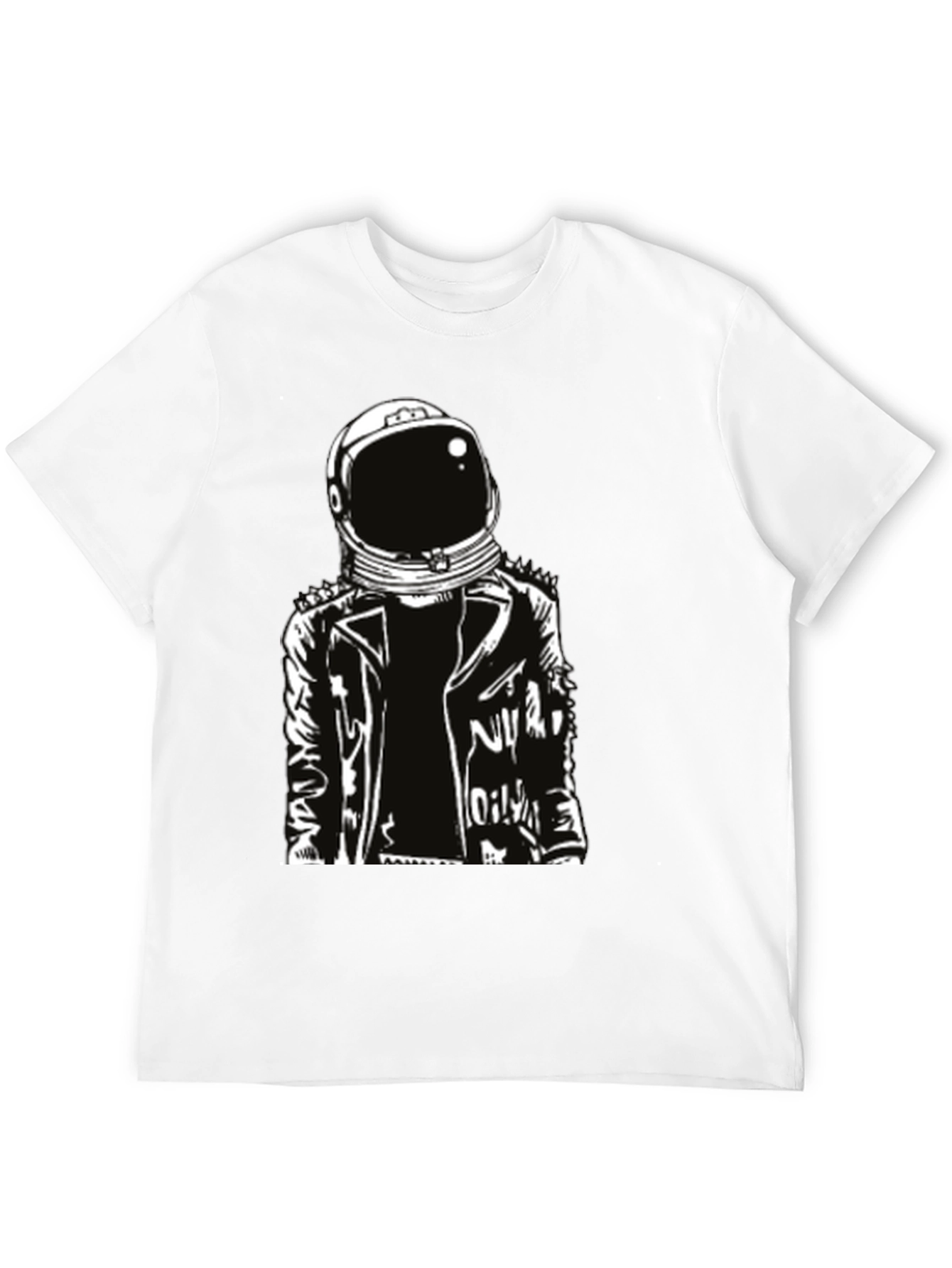 Astronaut Graphic Print T-Shirt - Cool Space Tee