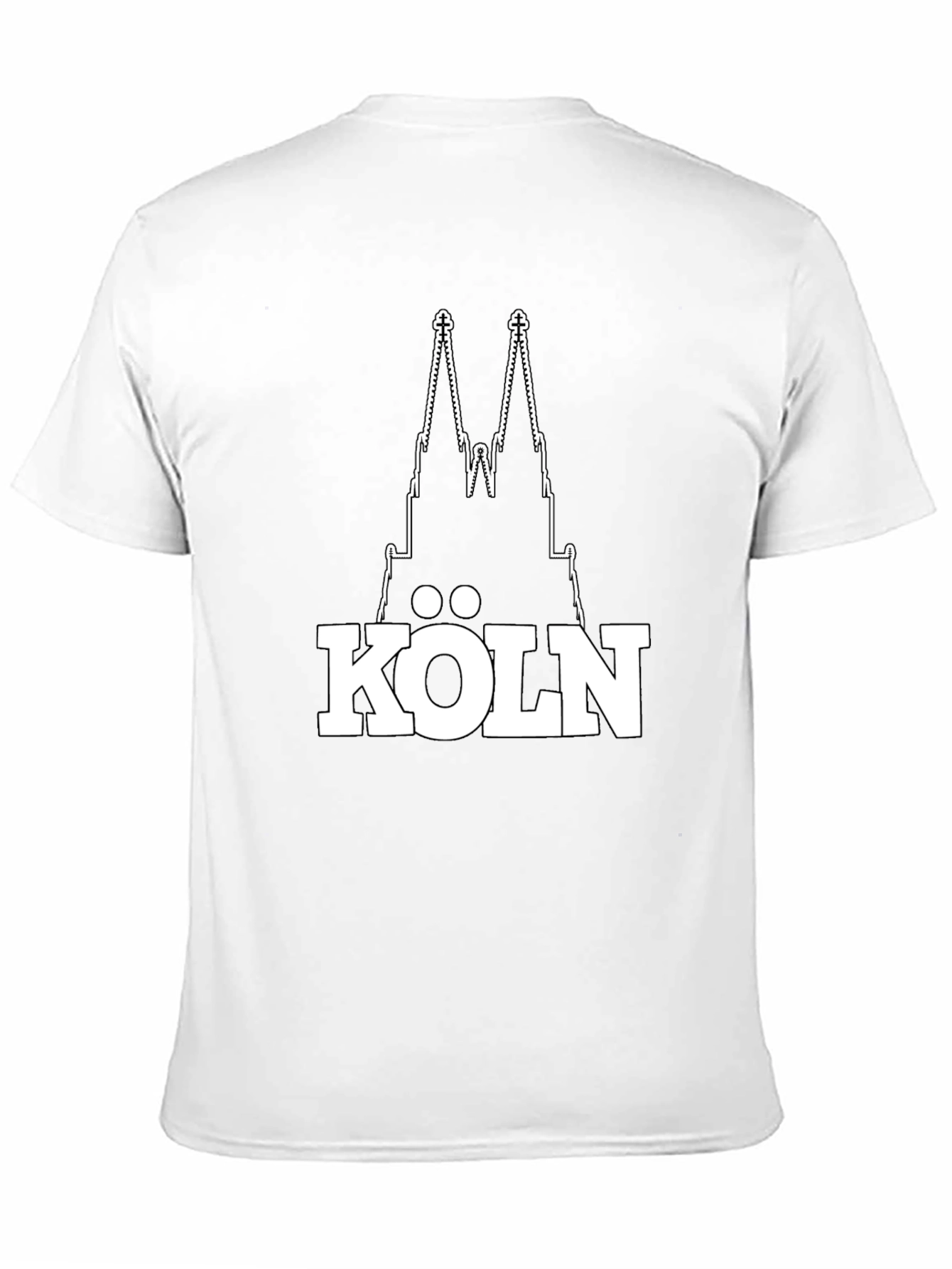 Cologne Cathedral Graphic T-Shirt - Black