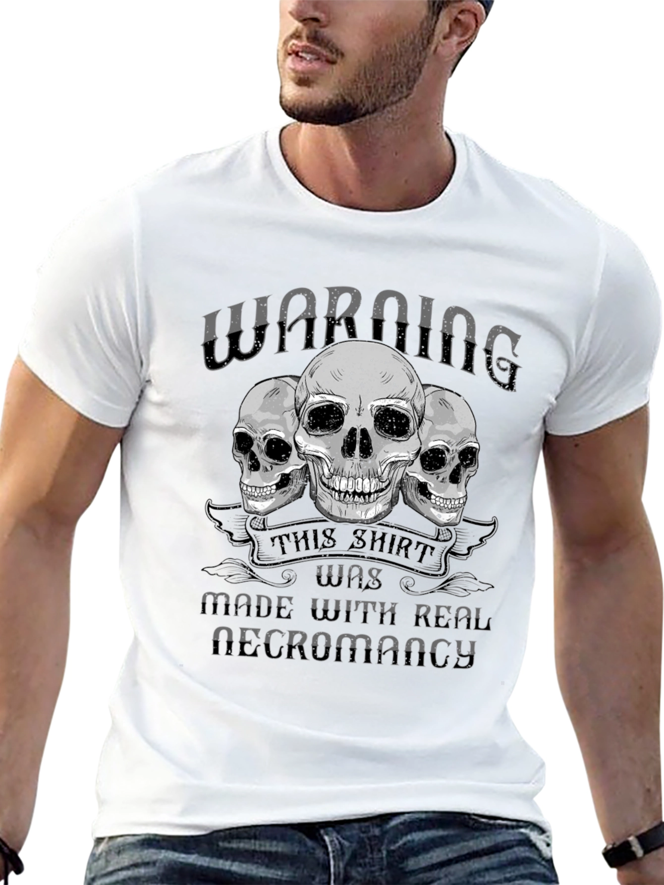 Necromancy T-Shirt | Skull Graphic Tee