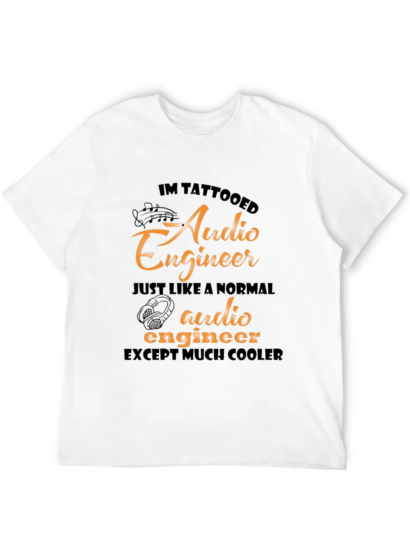 Tattooed Audio Engineer Graphic T-Shirt