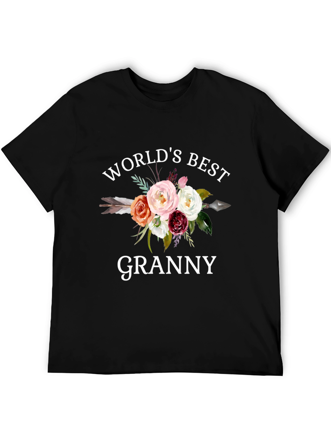 Worlds Best Granny Floral T-Shirt