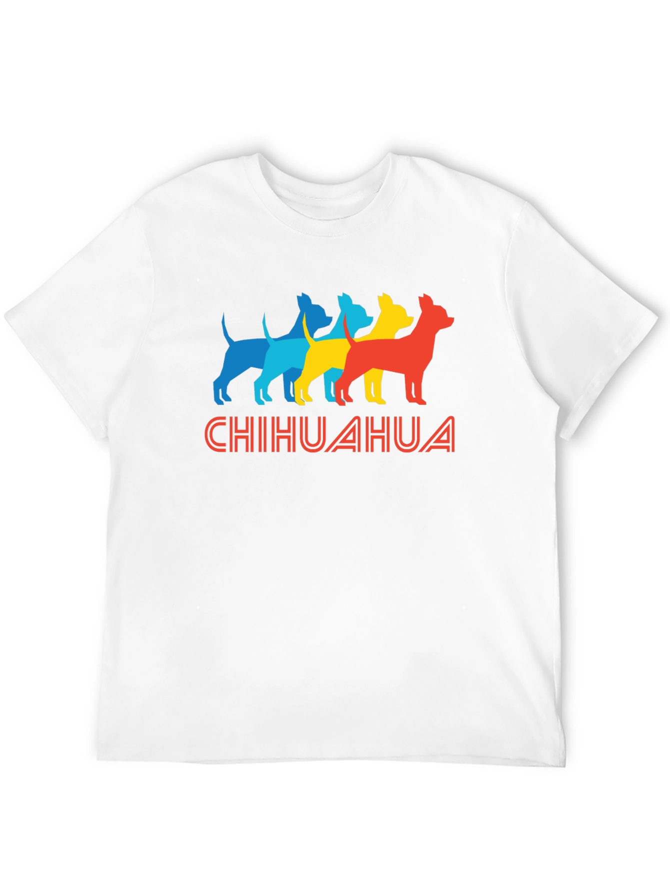Chihuahua Dog Silhouette Graphic Tee - Unique Design