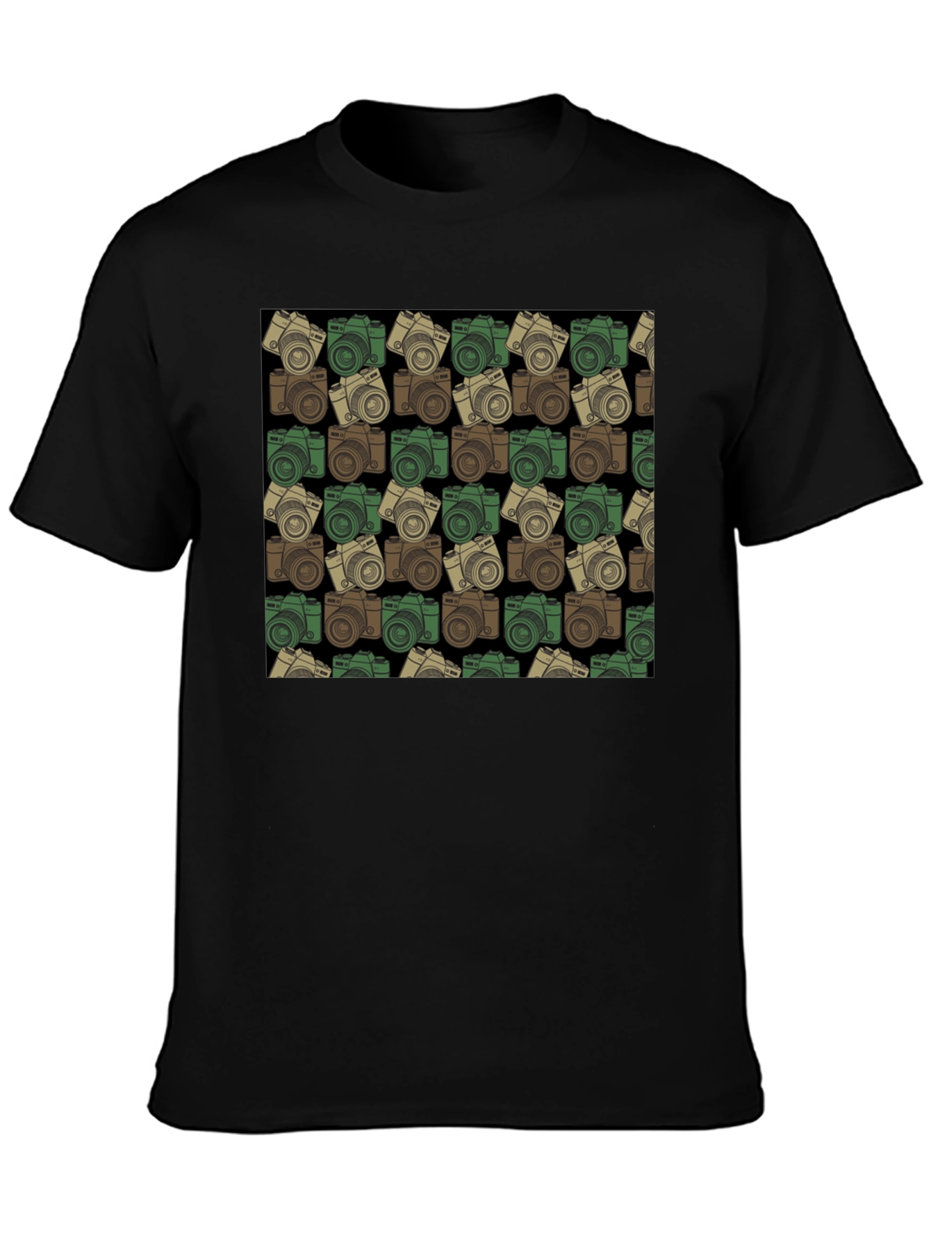 Camera Pattern T-Shirt - Photo Lover Apparel