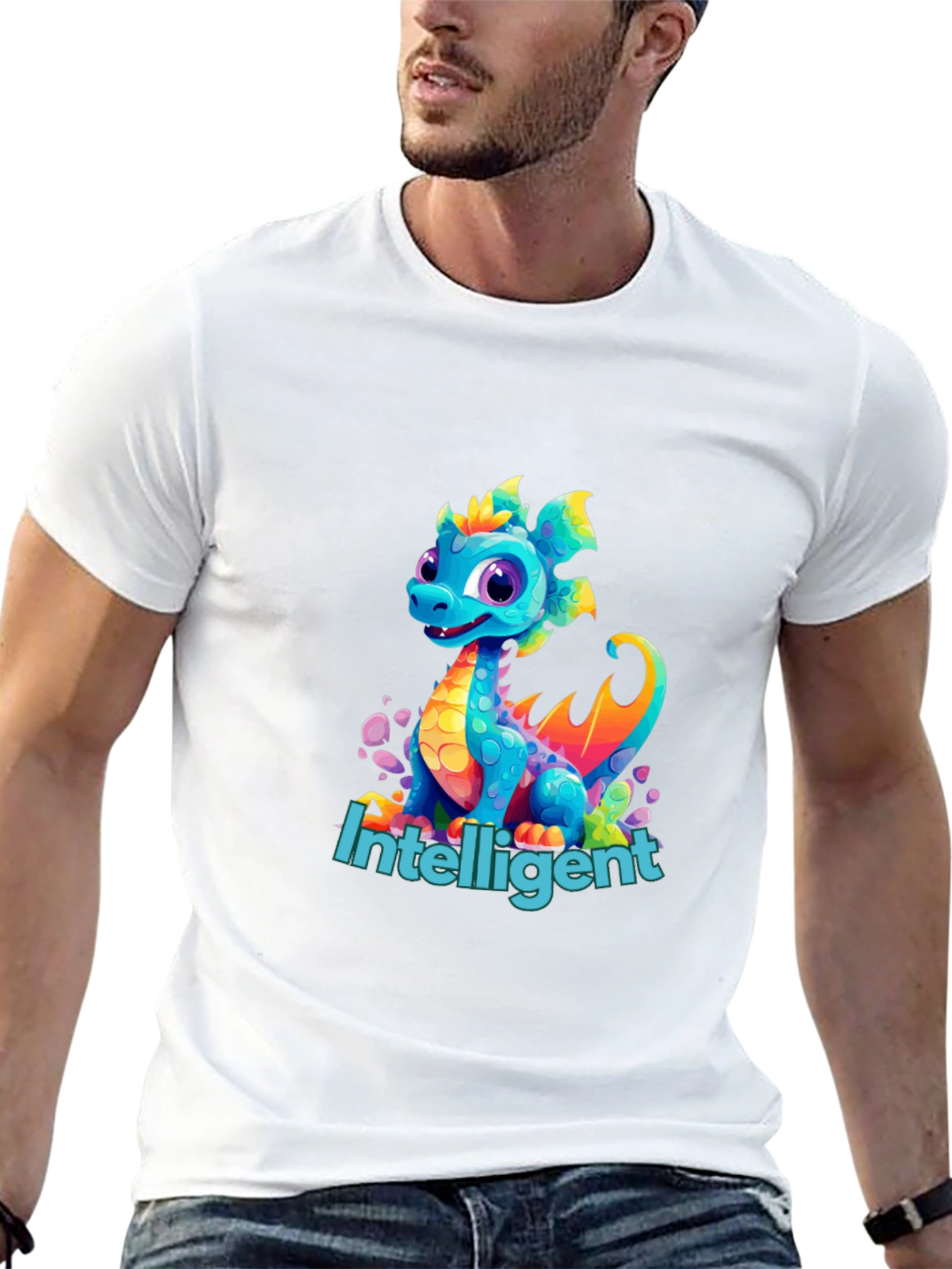Intelligent Dragon Graphic Tee