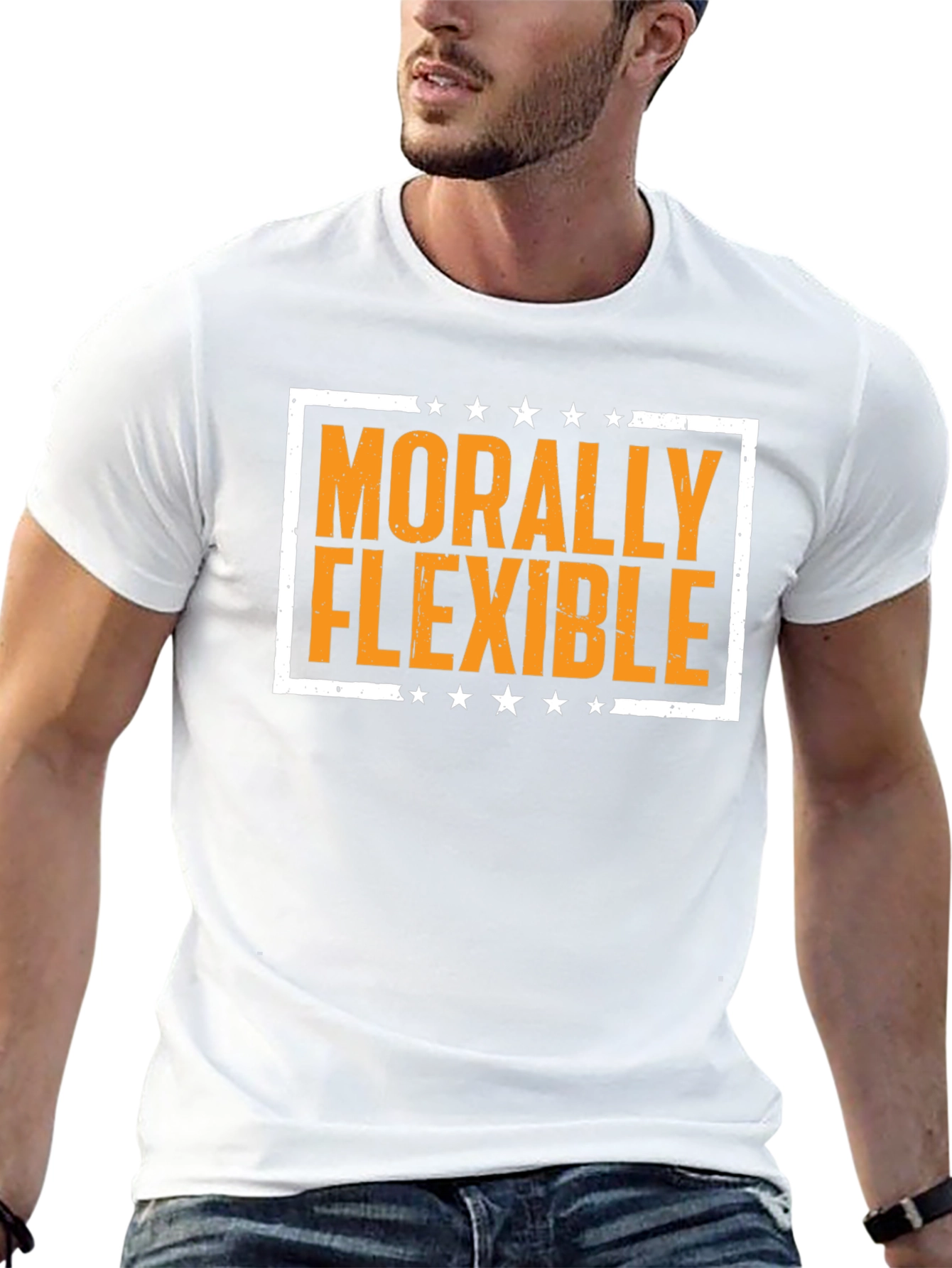 Morally Flexible Graphic Tee - Funny T-Shirt