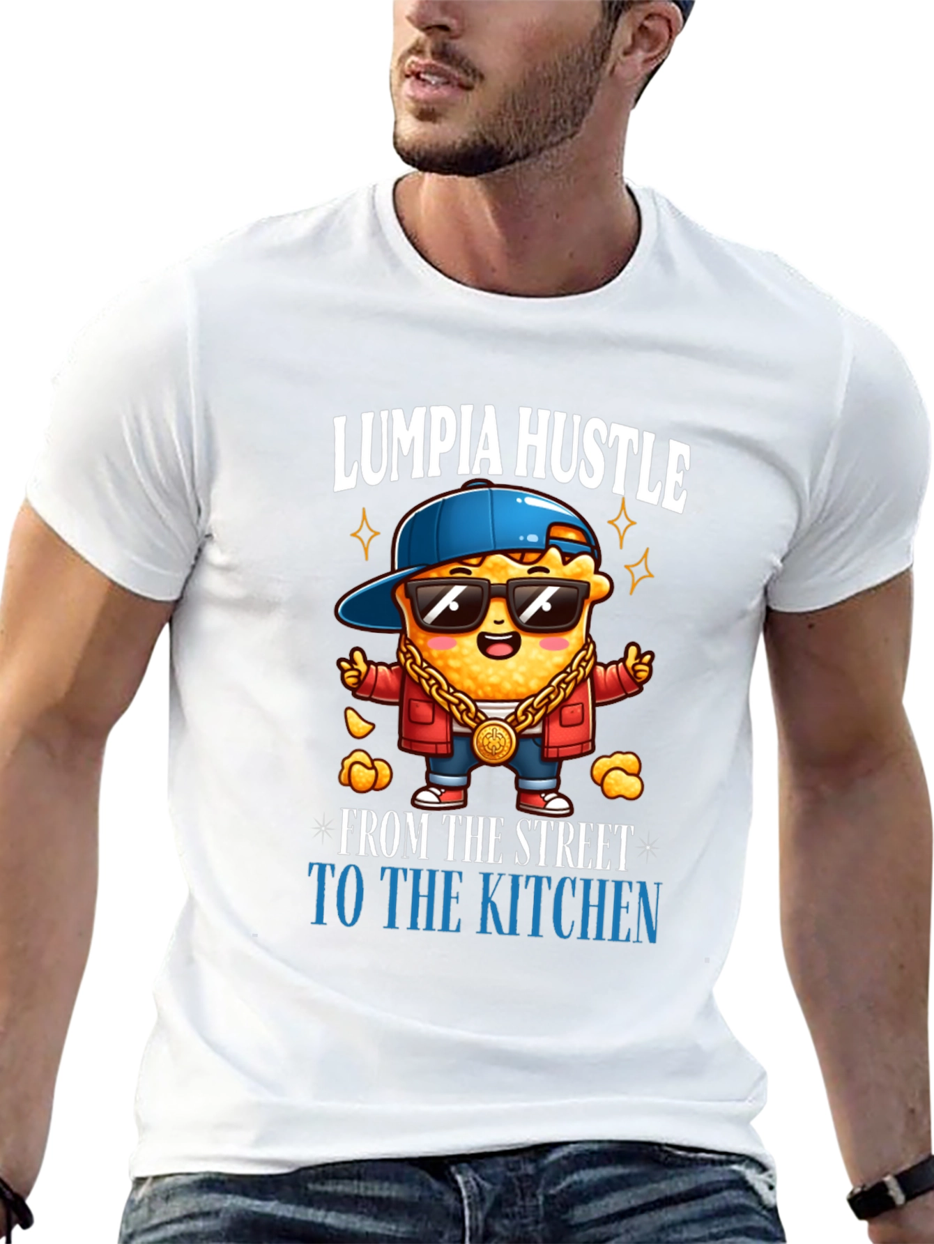 Lumpia Hustle Graphic Tee - Street to Kitchen