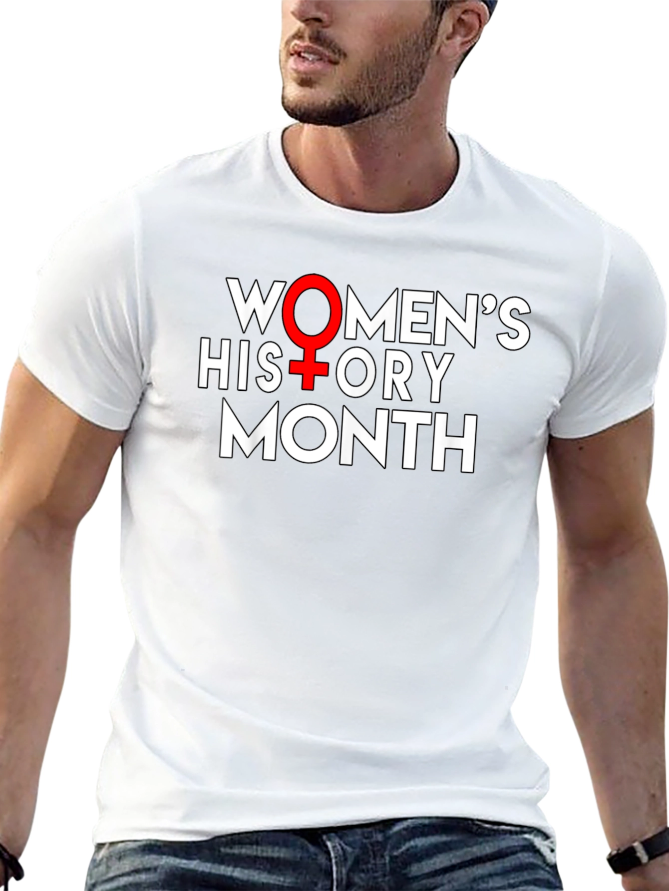 Womens History Month T-Shirt - Black