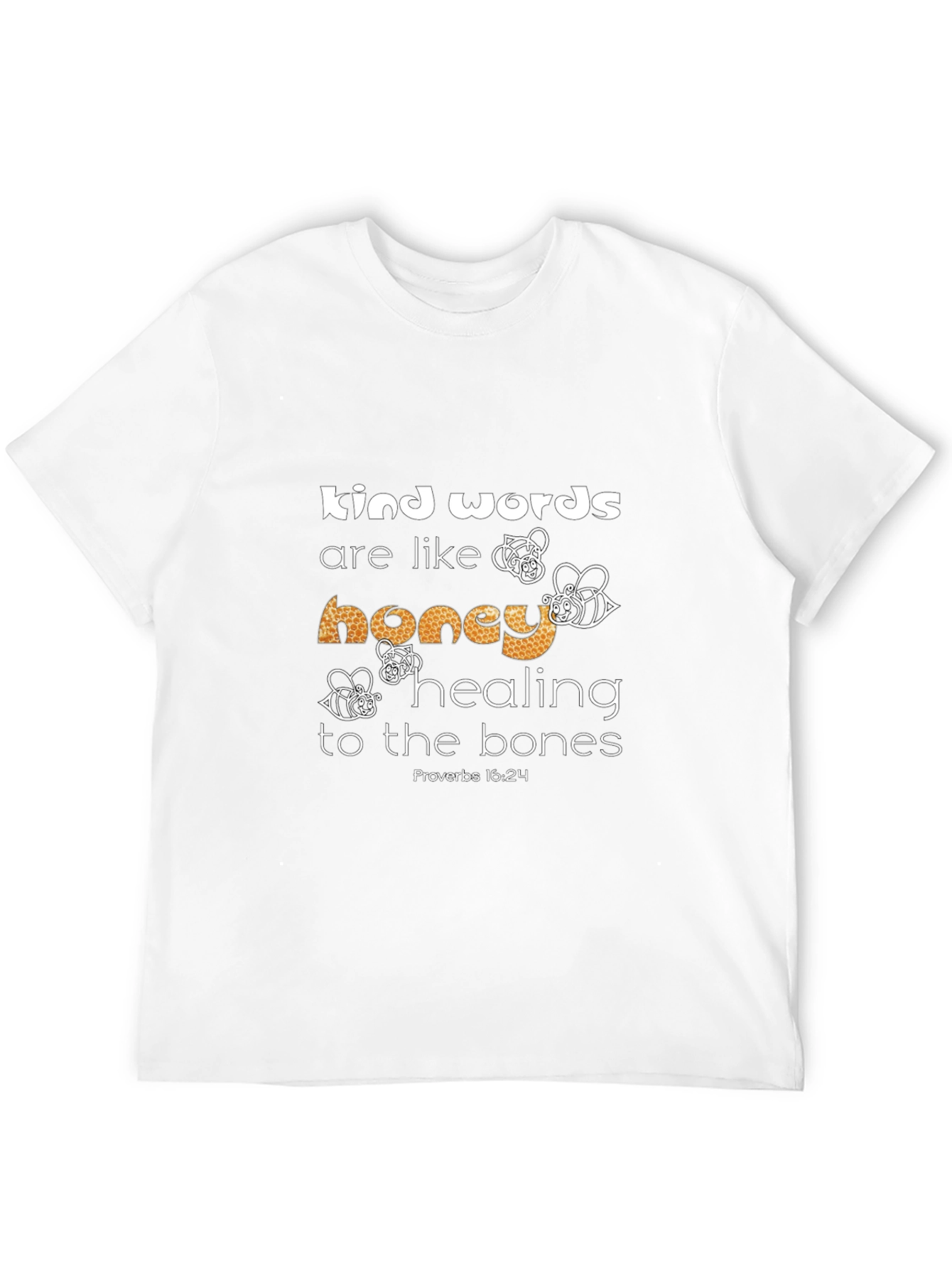 Kind Words Honey Bee Graphic Black T-Shirt