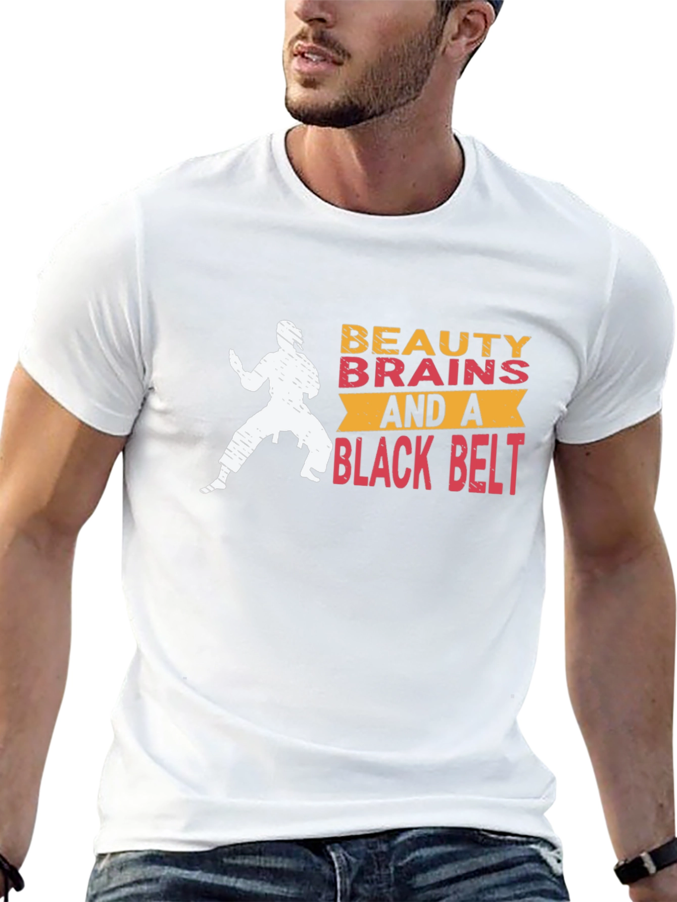 Beauty Brains and a Black Belt T-Shirt