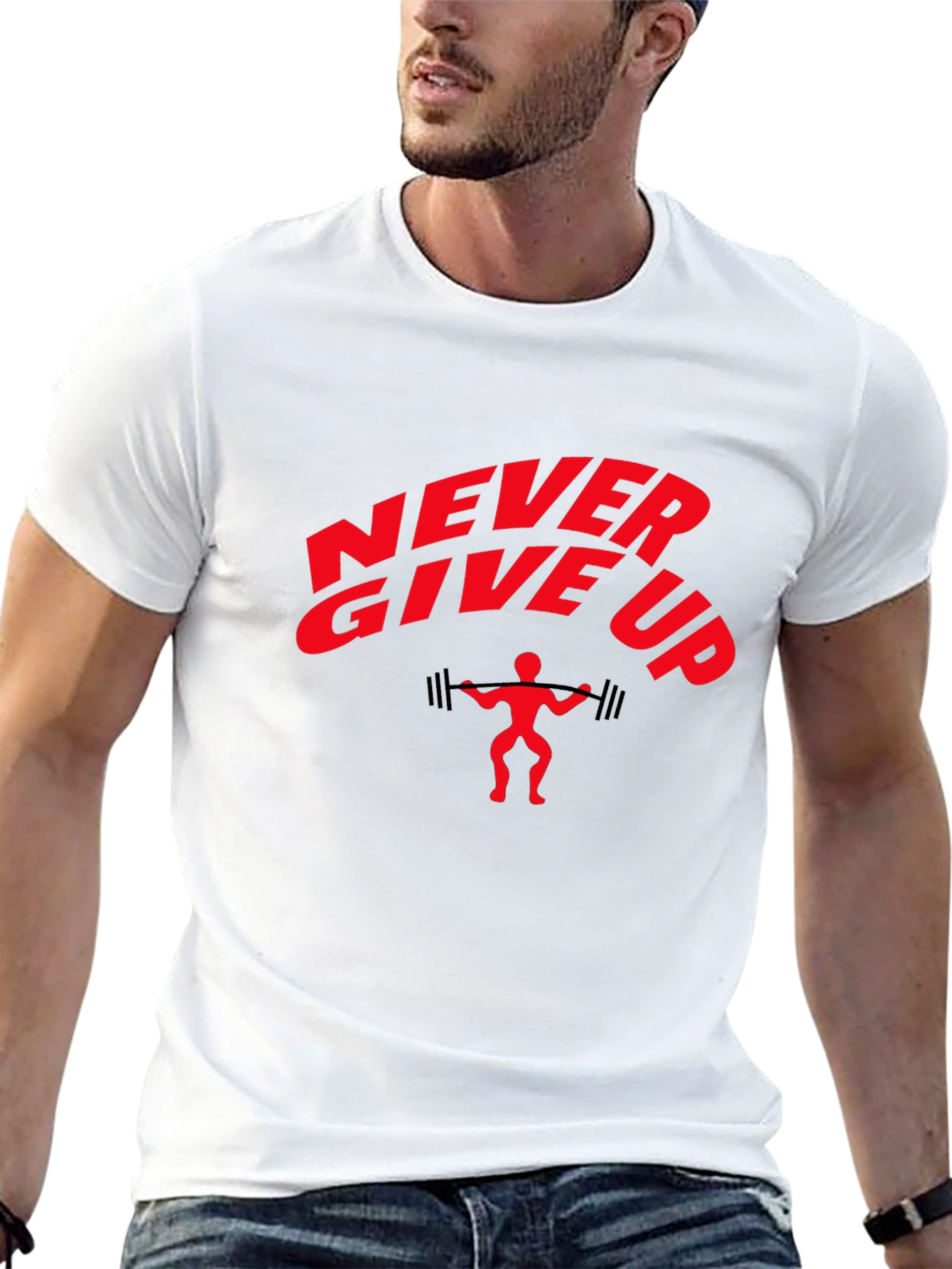 Never Give Up Graphic T-Shirt