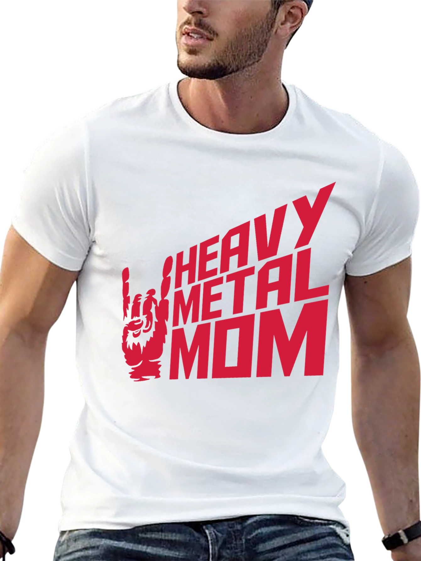 Heavy Metal Mom Black Graphic Tee