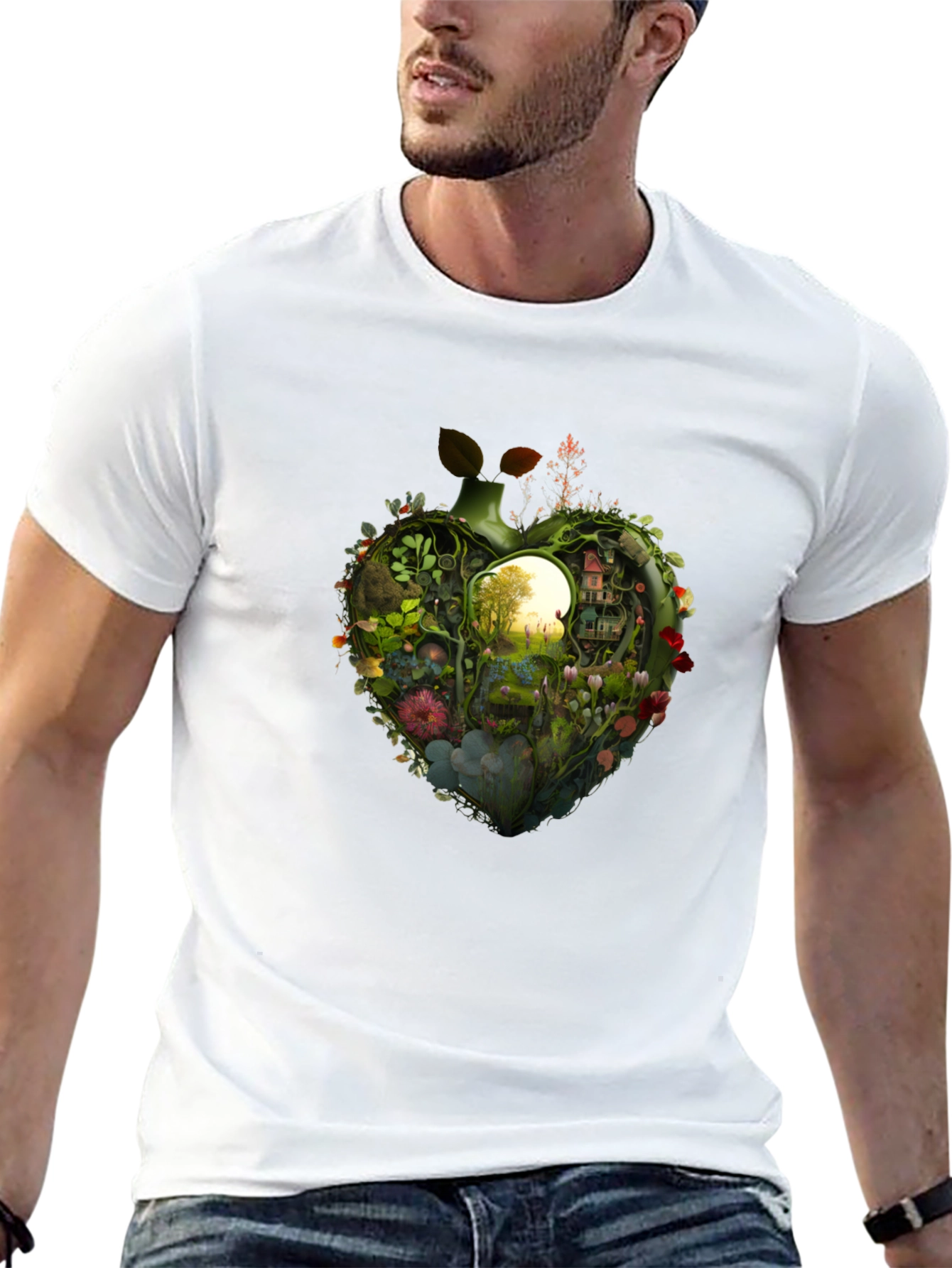 Heart Garden Print Tee