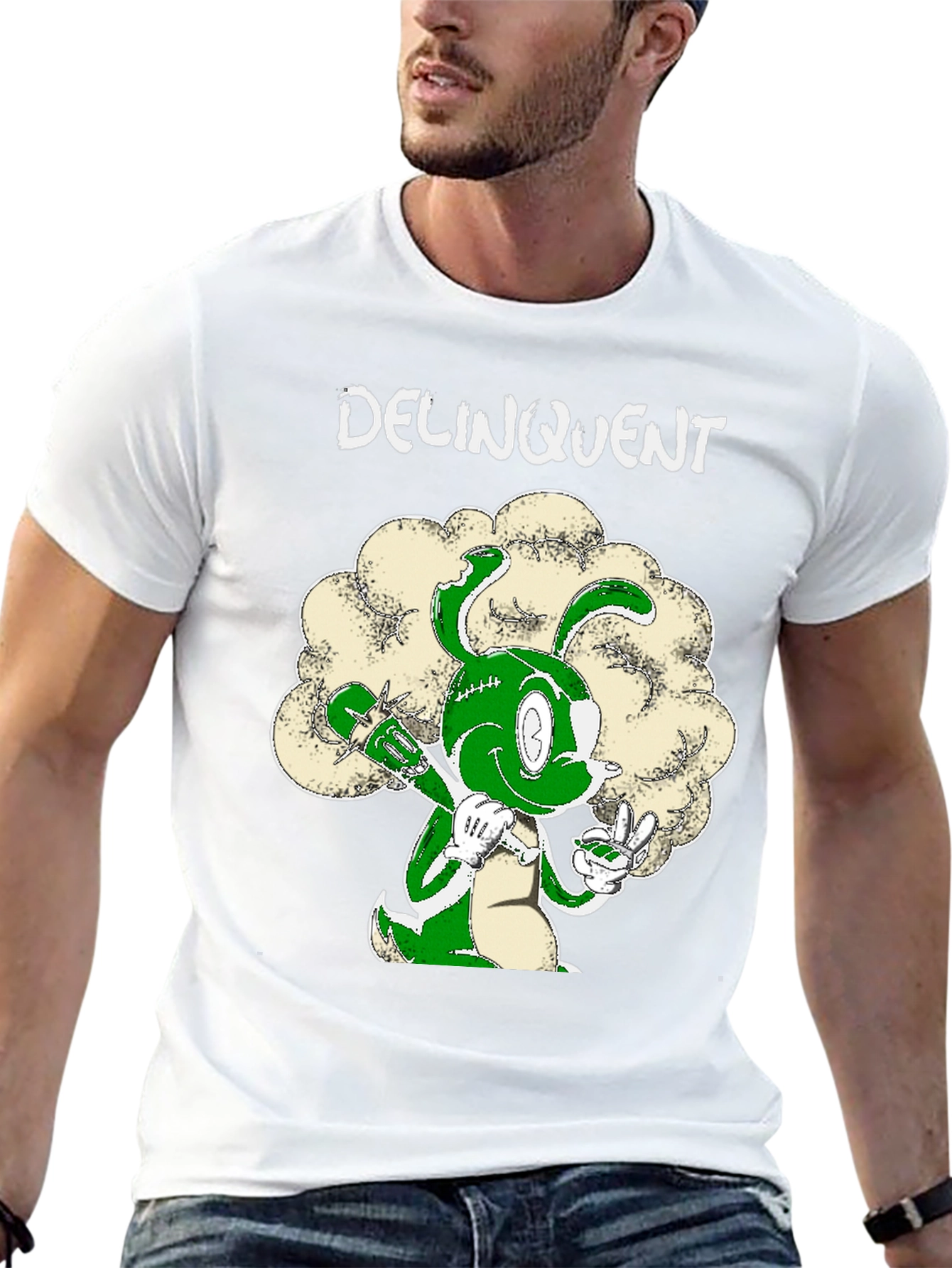 Delinquent Bunny T-Shirt - Graphic Tee
