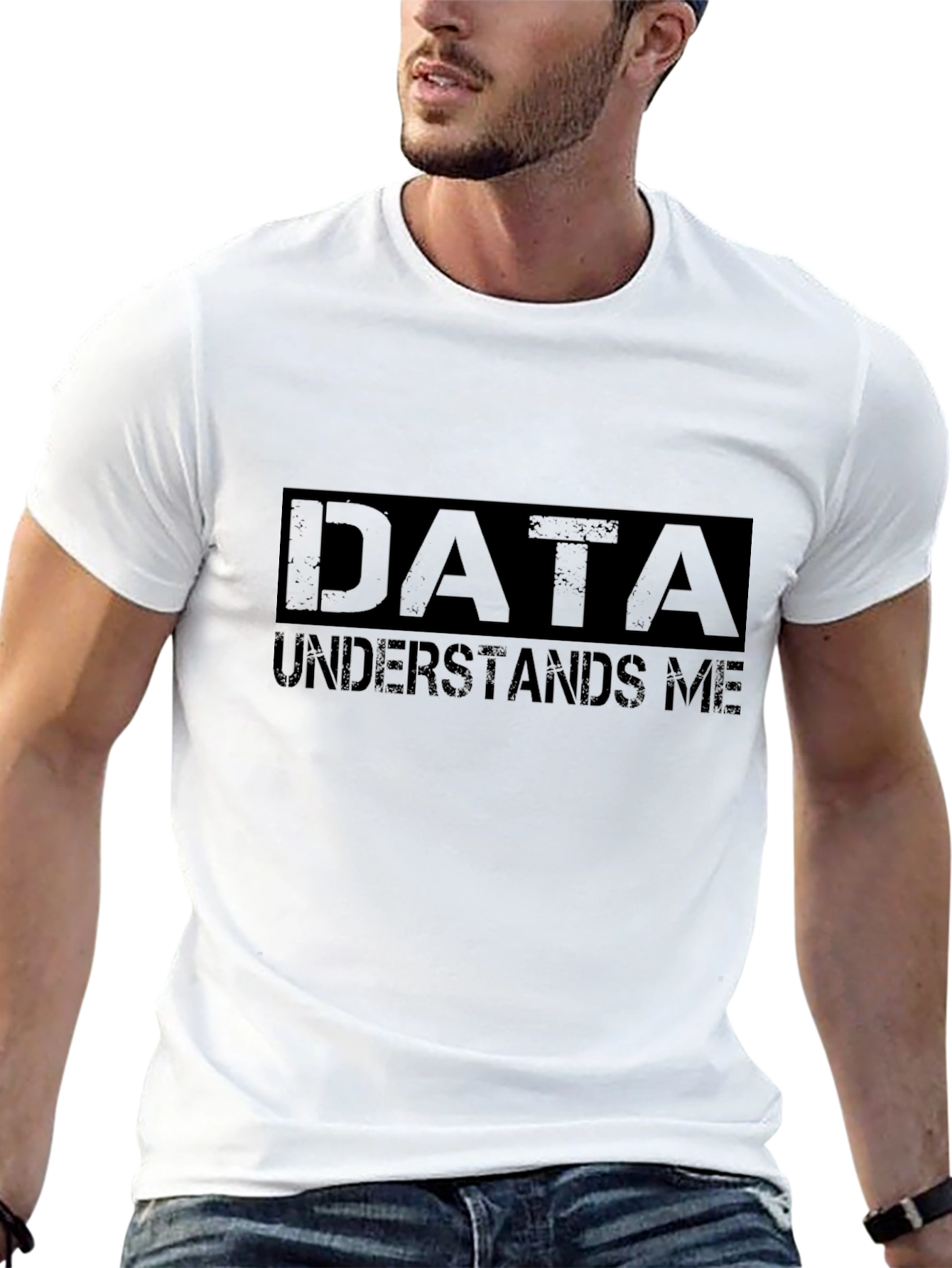 Data Understands Me T-Shirt - Black Cotton Tee