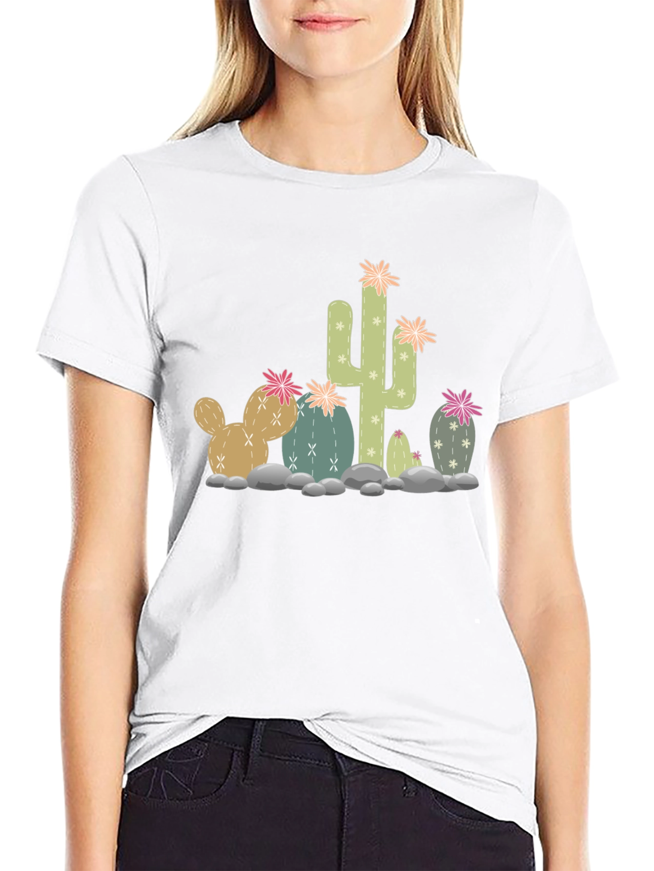 Cactus Graphic Tee - Desert Plant Shirt