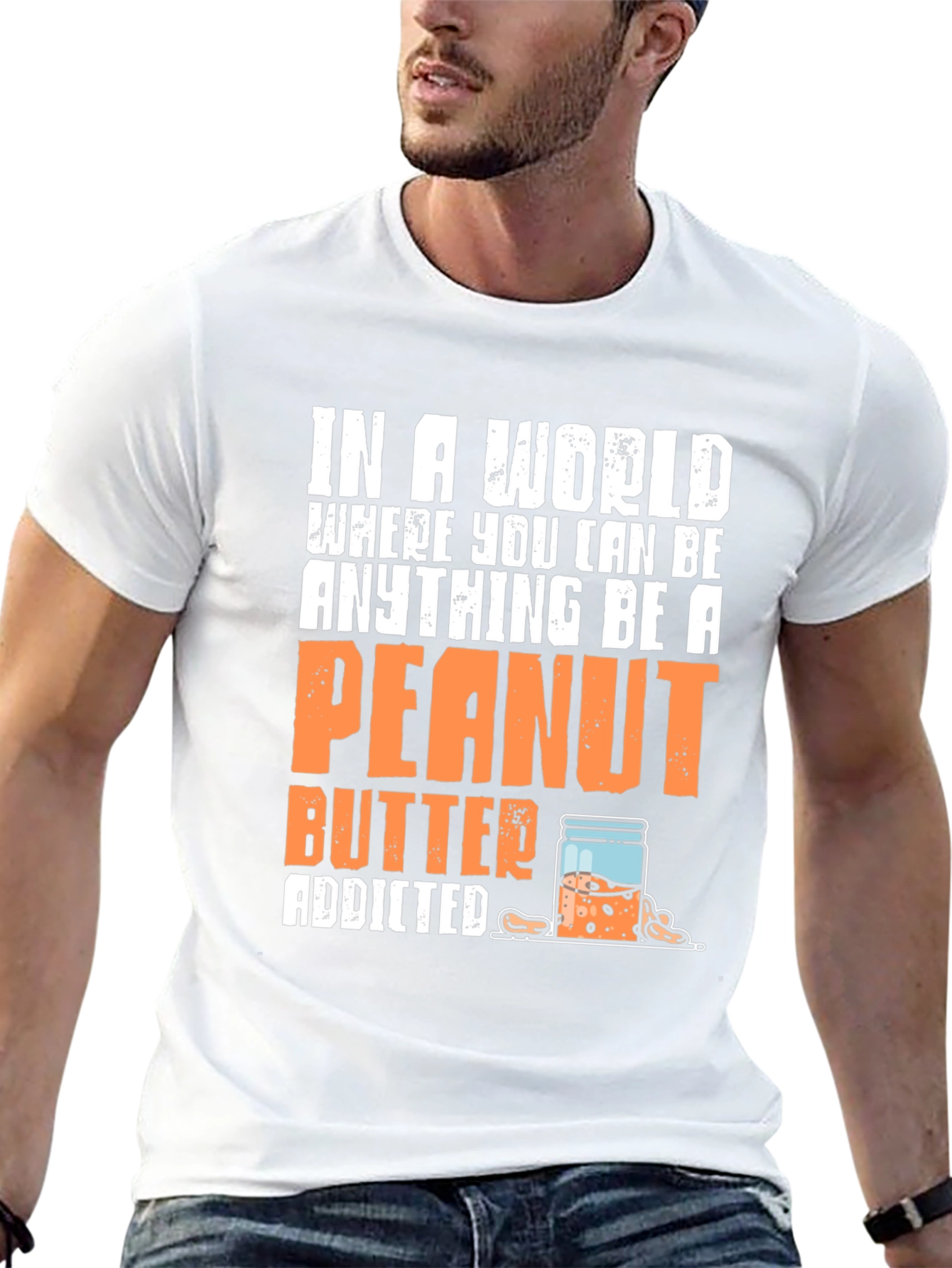 Peanut Butter Addicted Graphic Tee
