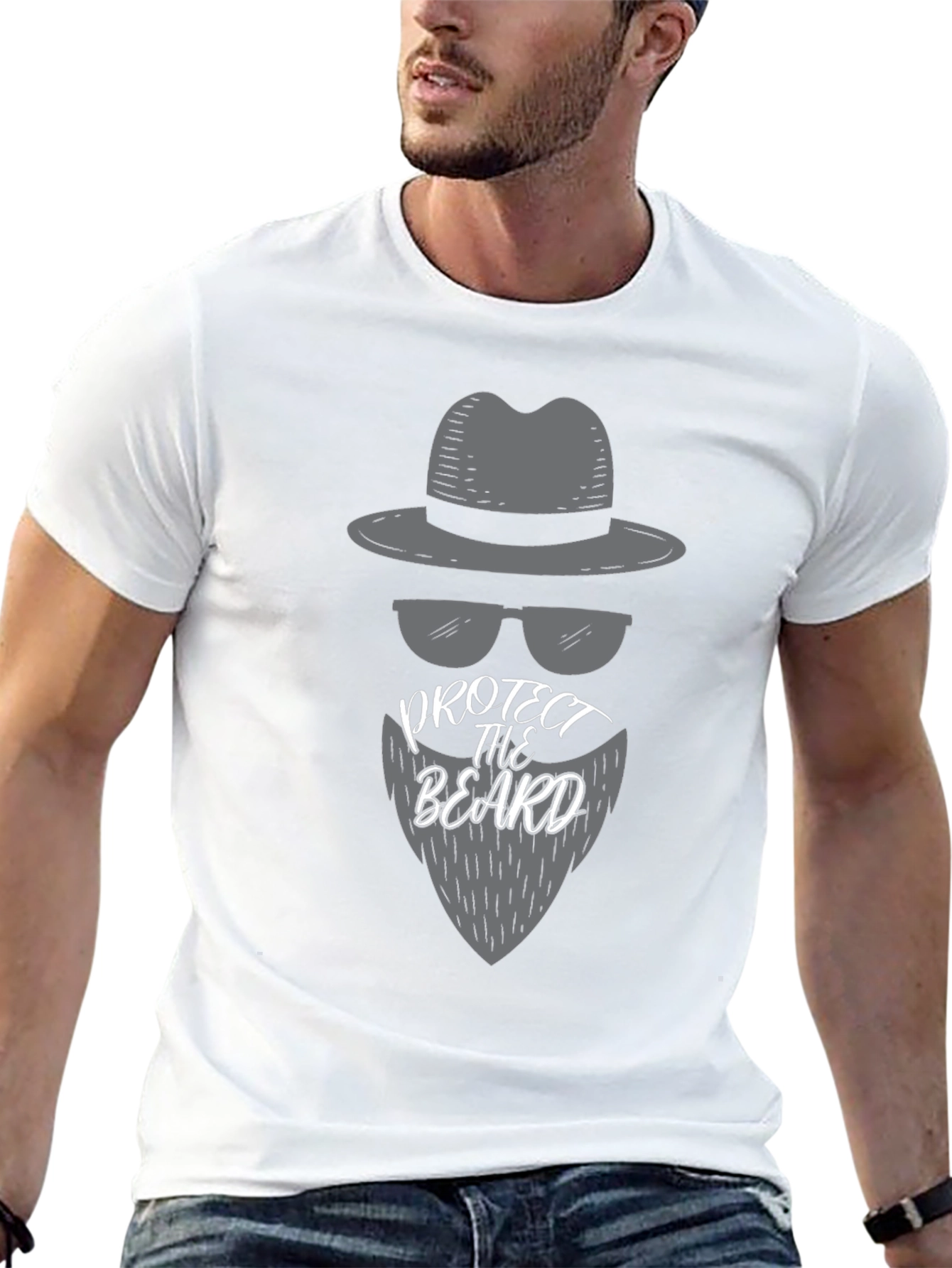 Protect the Beard Graphic T-Shirt