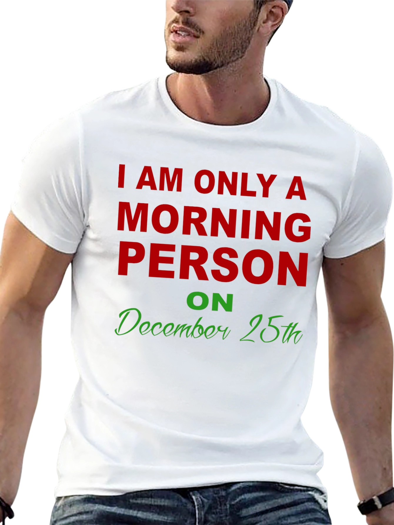 Morning Person Christmas T-Shirt