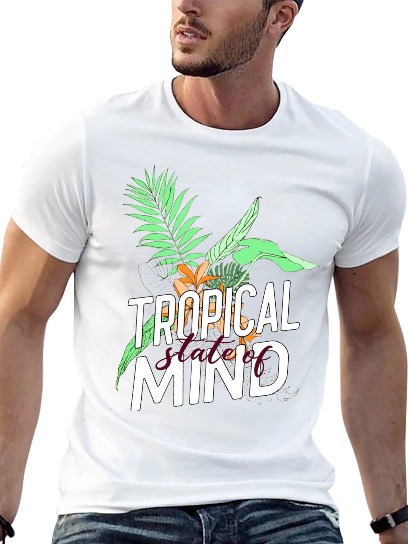 Tropical State of Mind Graphic T-Shirt