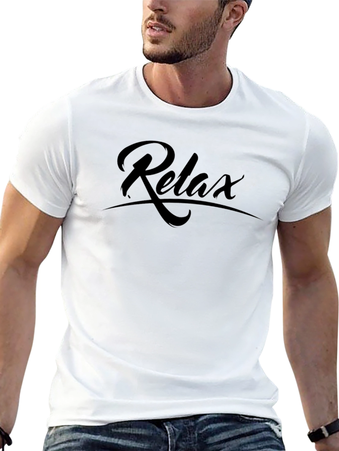Relax Black T-Shirt - Casual Comfort