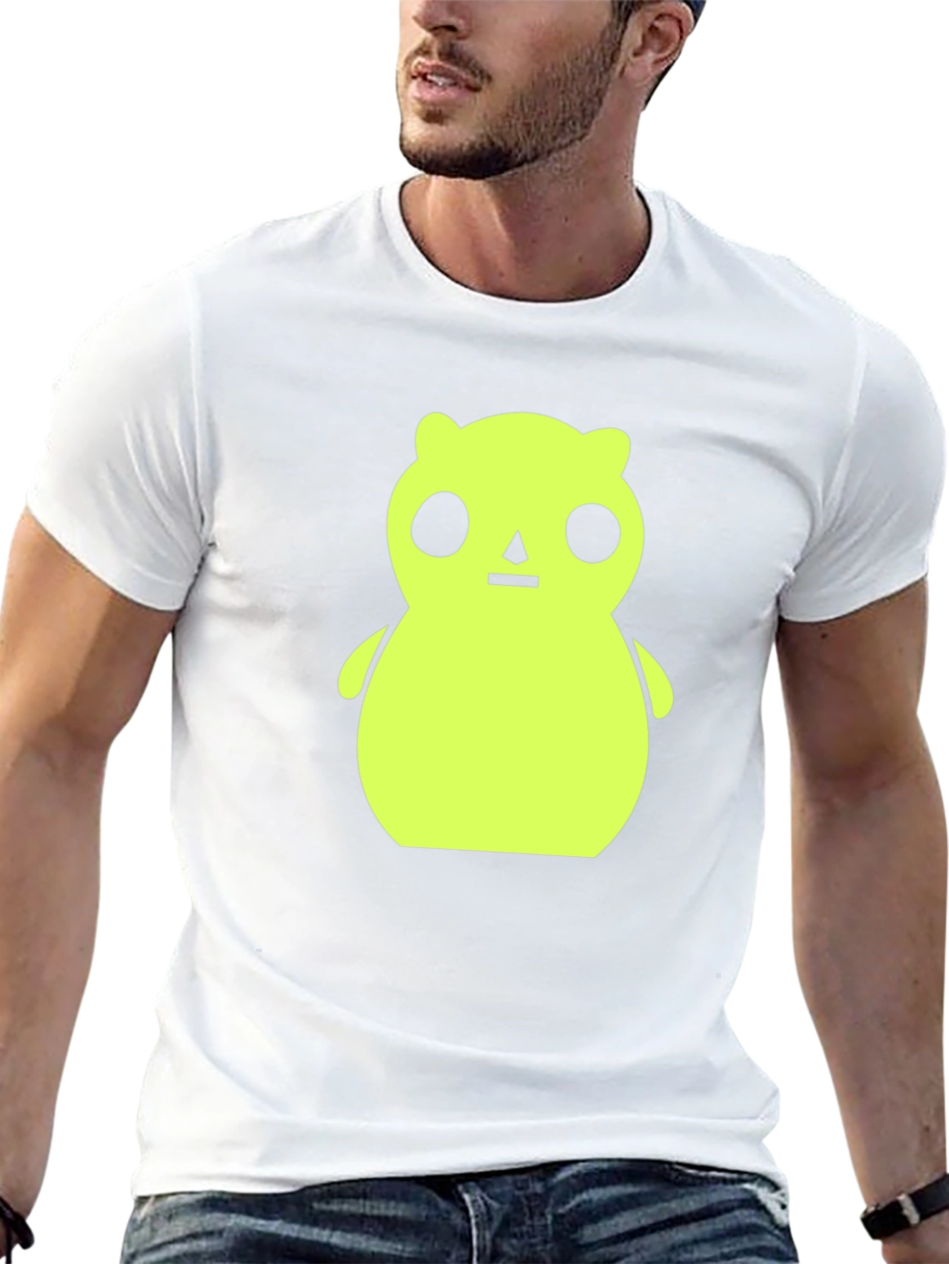 Unique Bear Graphic T-Shirt